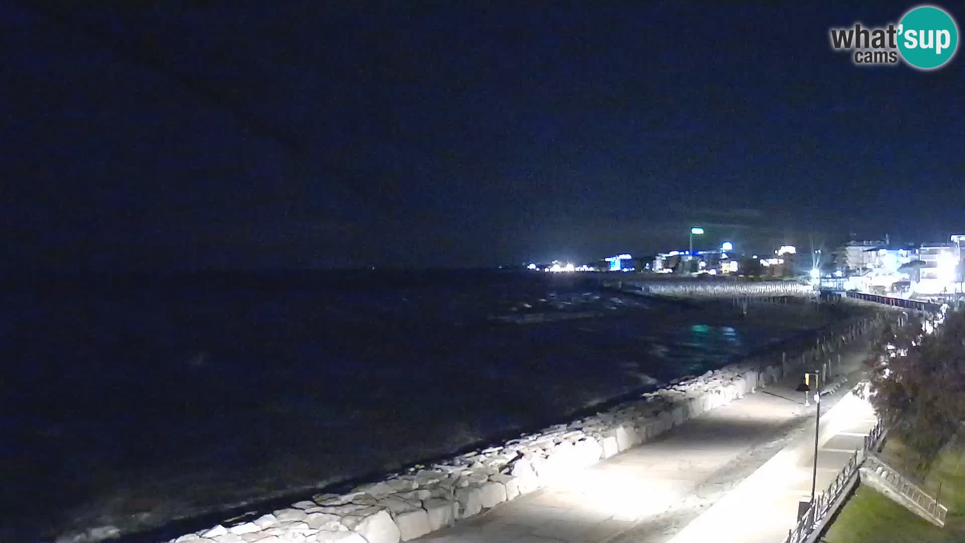 Webcam Caorle Ponente – Blick von Marinai di Caorle