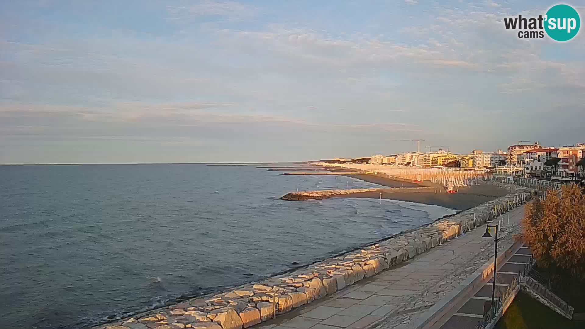 Webcam Caorle Ponente – View from Marinai di Caorle