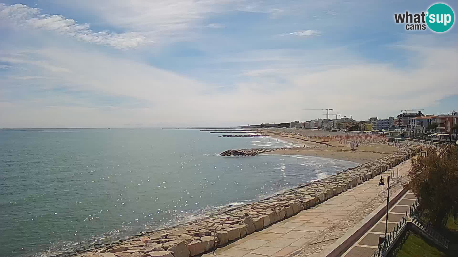 Webcam Caorle Ponente – View from Marinai di Caorle
