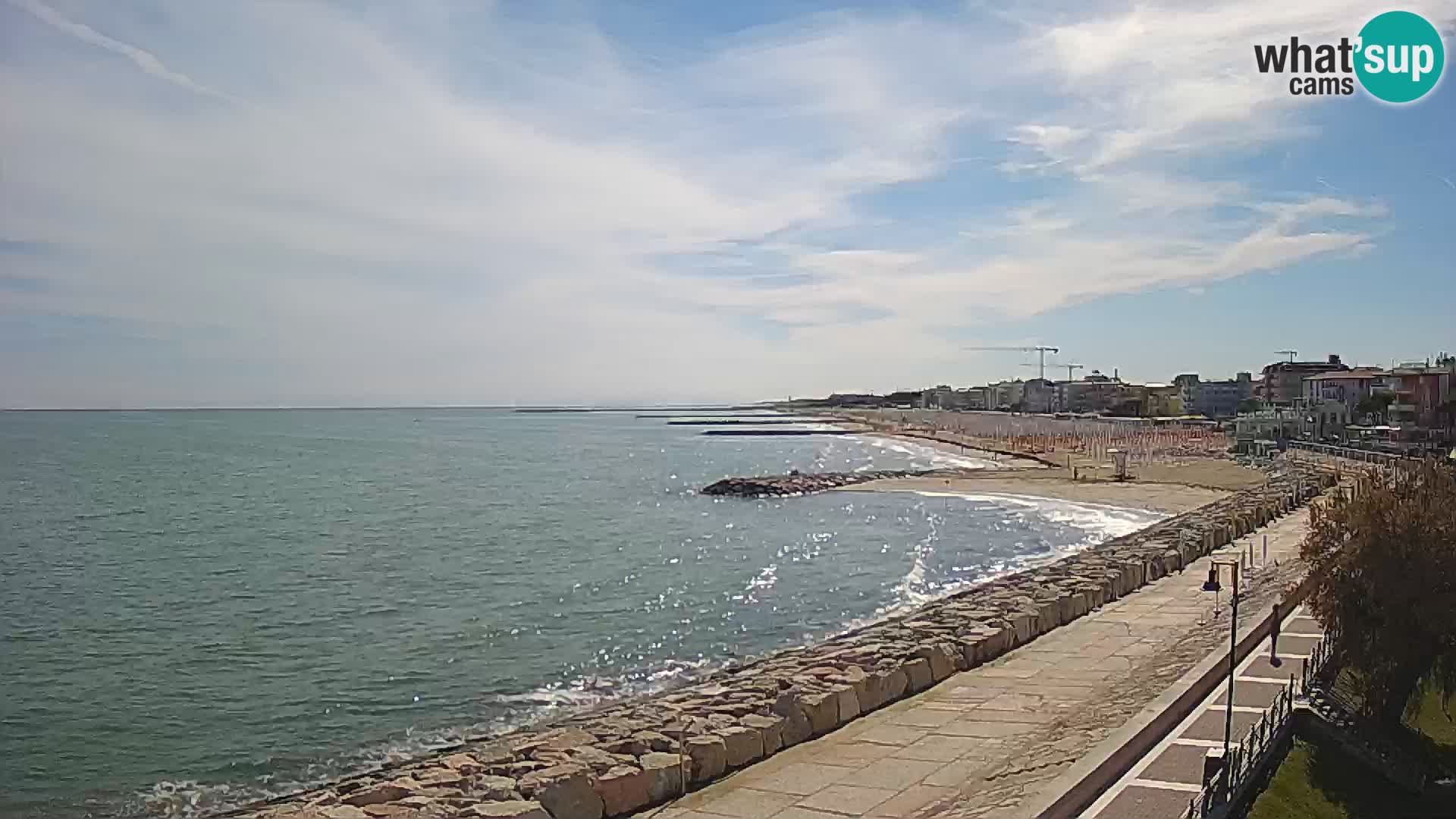 Webcam Caorle Ponente – Blick von Marinai di Caorle