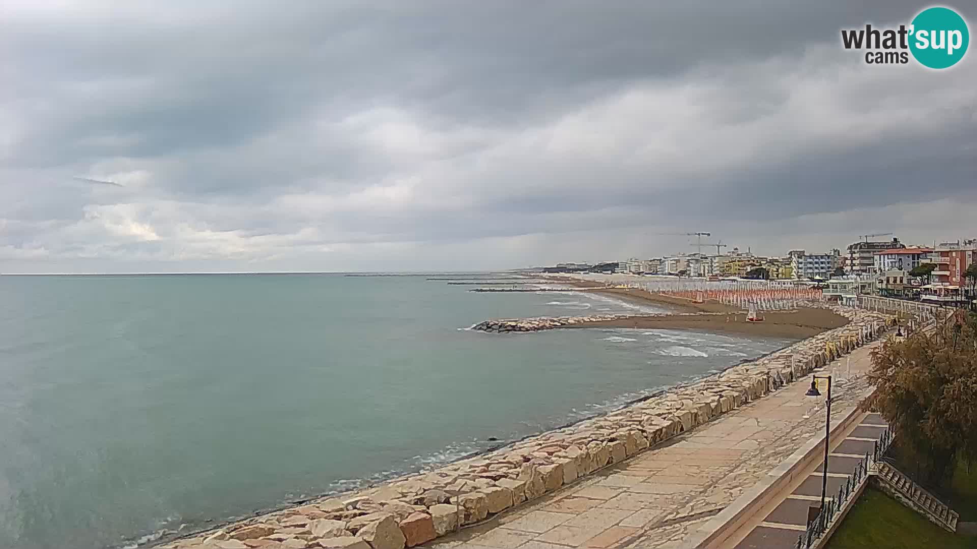 Webcam Caorle Ponente – Blick von Marinai di Caorle