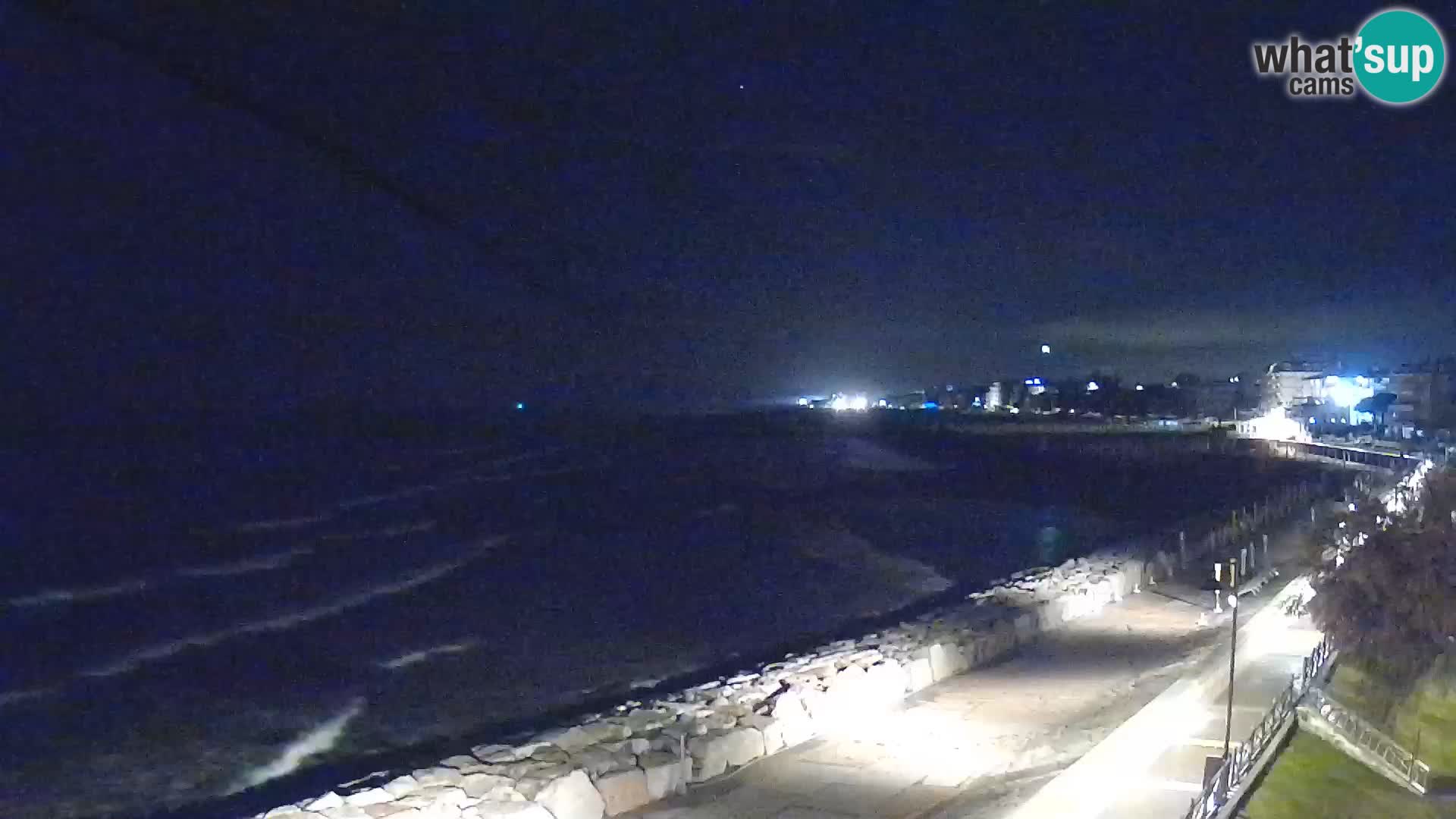 Webcam Caorle Ponente – Blick von Marinai di Caorle