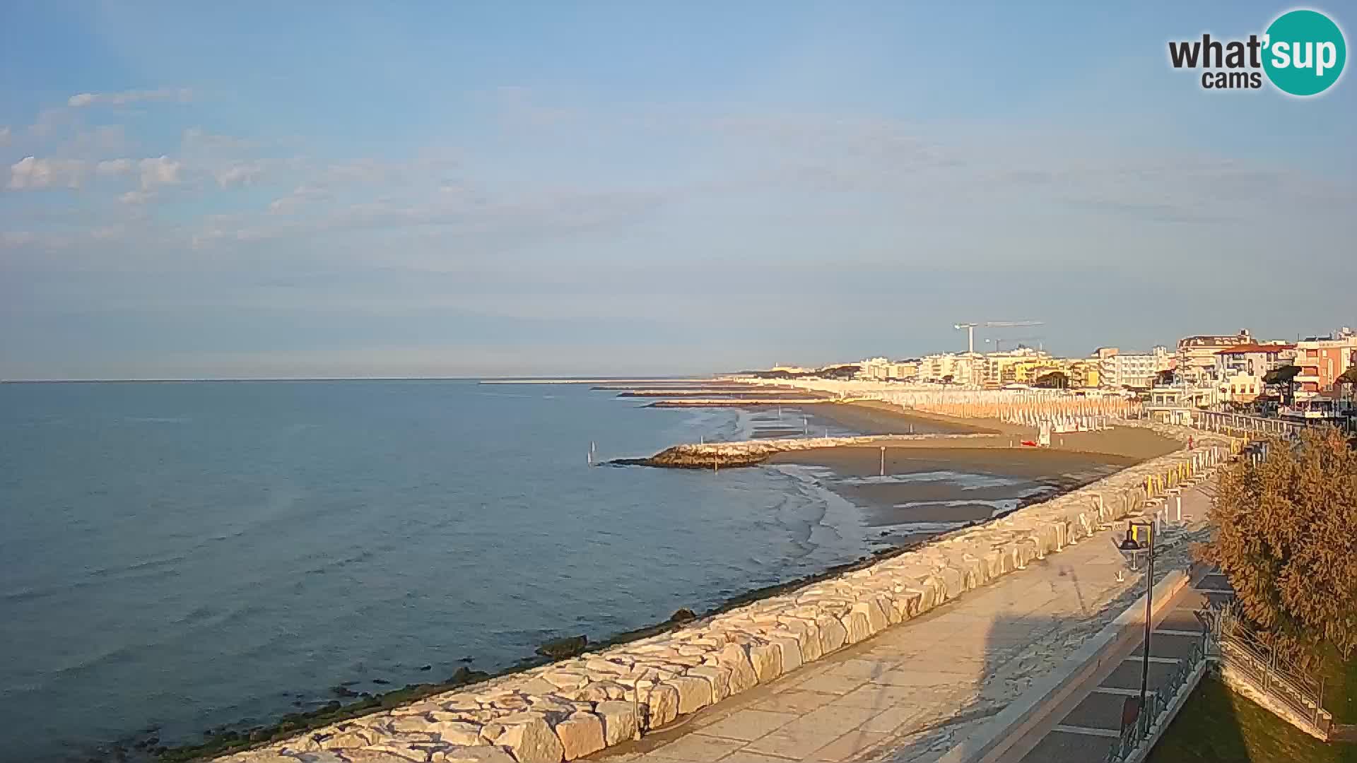 Webcam Caorle Ponente – Blick von Marinai di Caorle