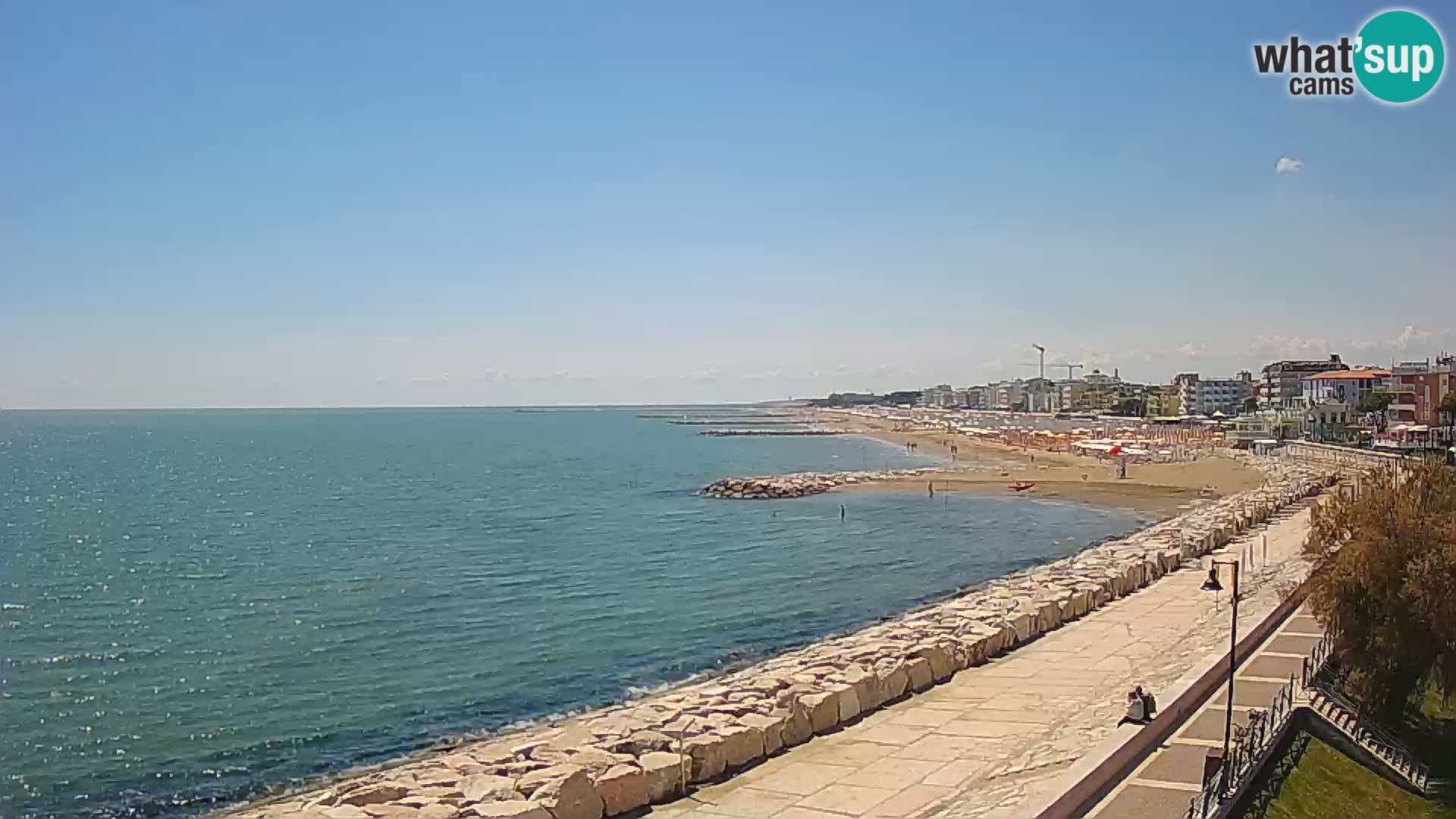 Webcam Caorle Ponente – View from Marinai di Caorle