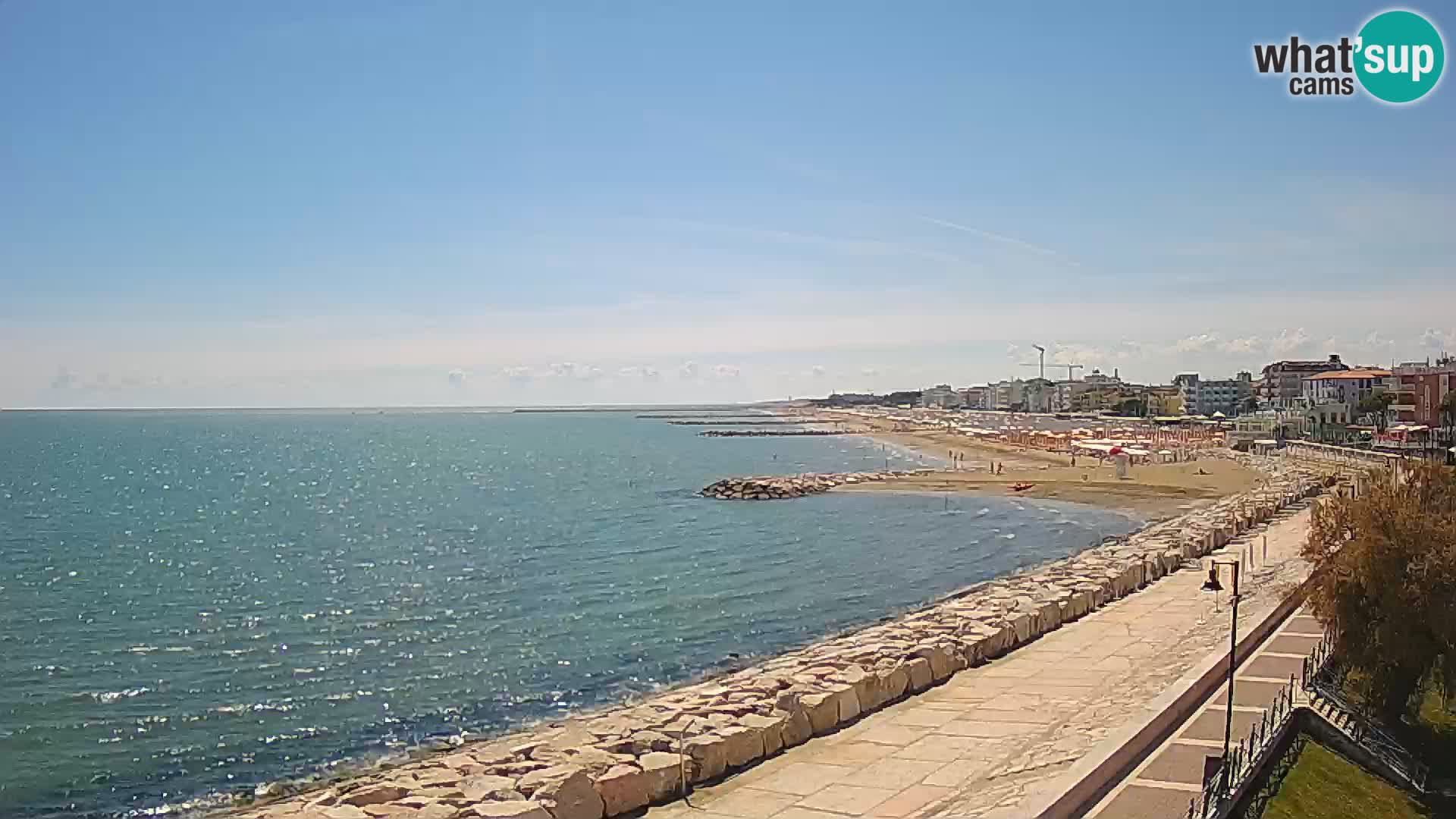Webcam Caorle Ponente – View from Marinai di Caorle