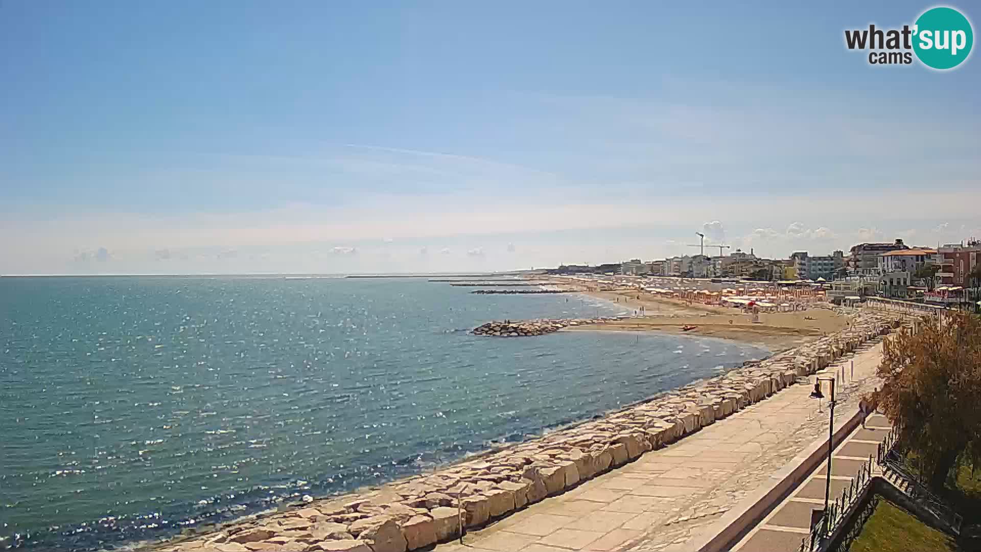 Webcam Caorle Ponente – View from Marinai di Caorle