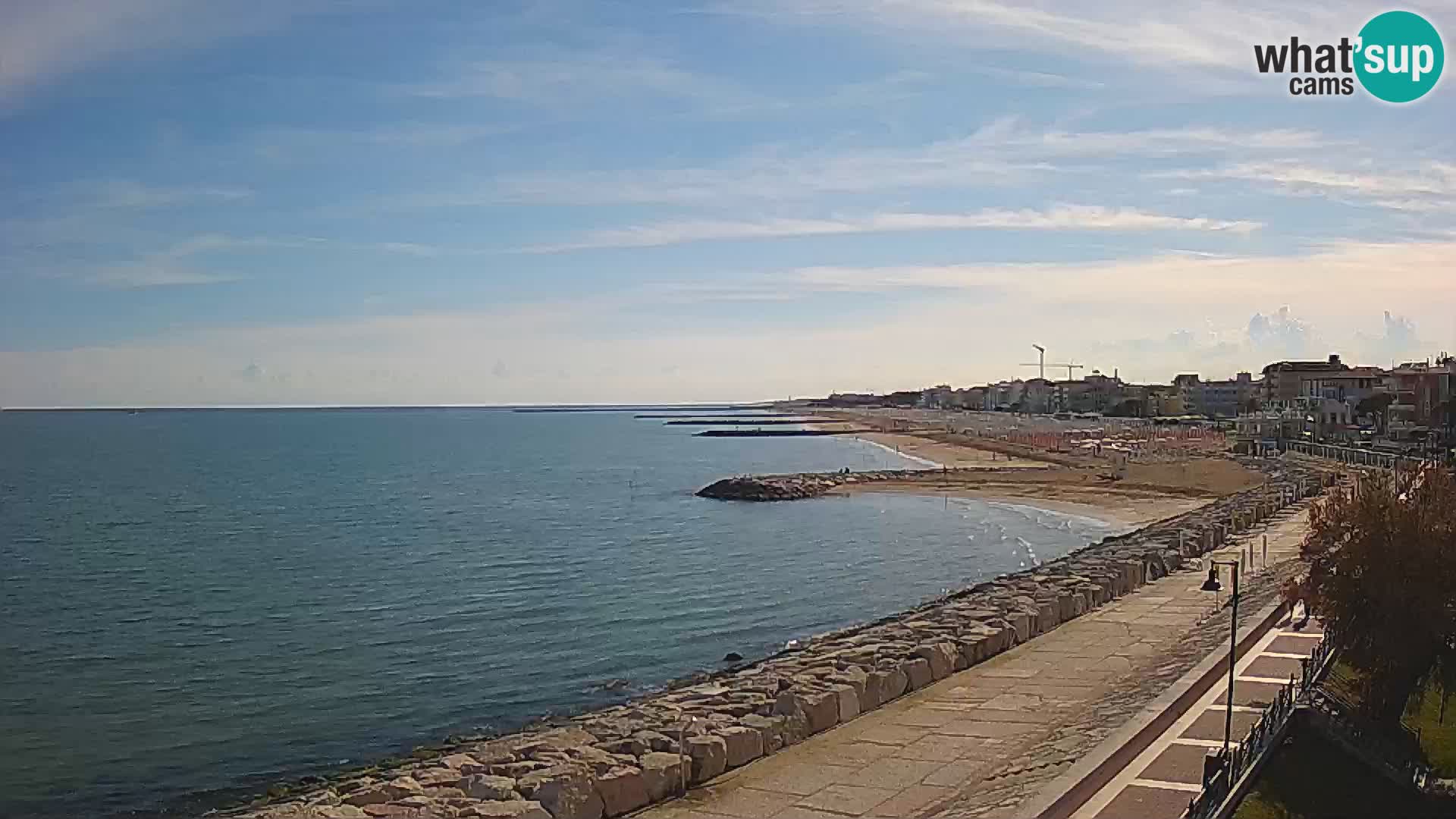 Webcam Caorle Ponente – Vue depuis les Marinai di Caorle