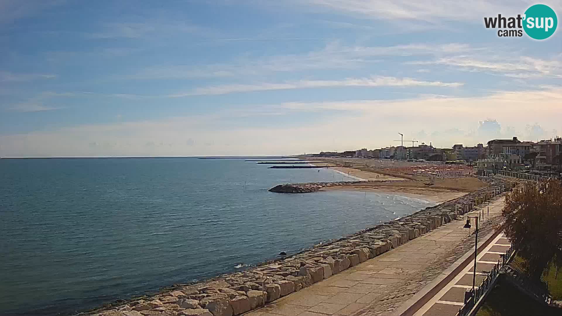 Webcam Caorle Ponente – Blick von Marinai di Caorle