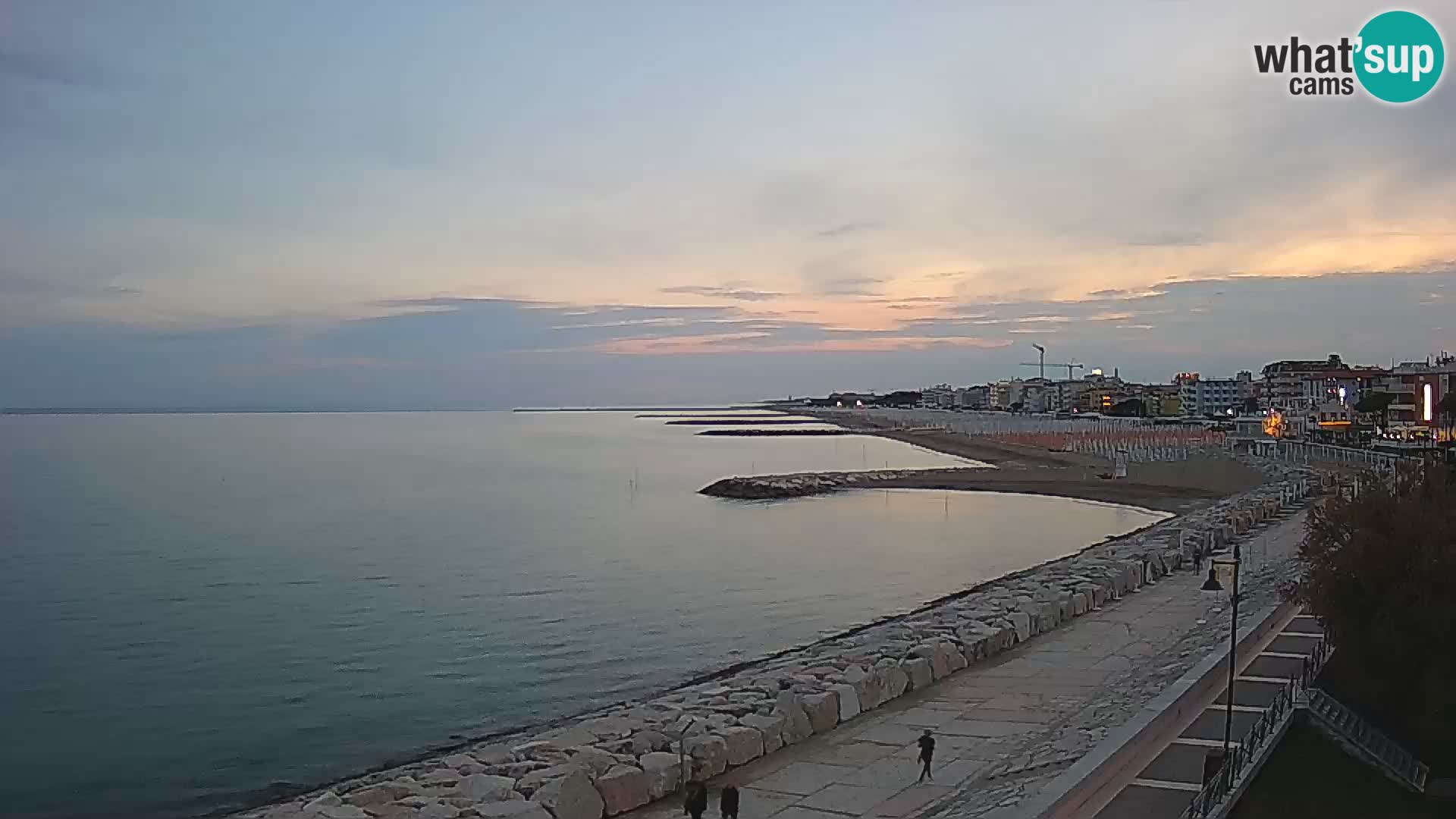 Webcam Caorle Ponente – Vue depuis les Marinai di Caorle