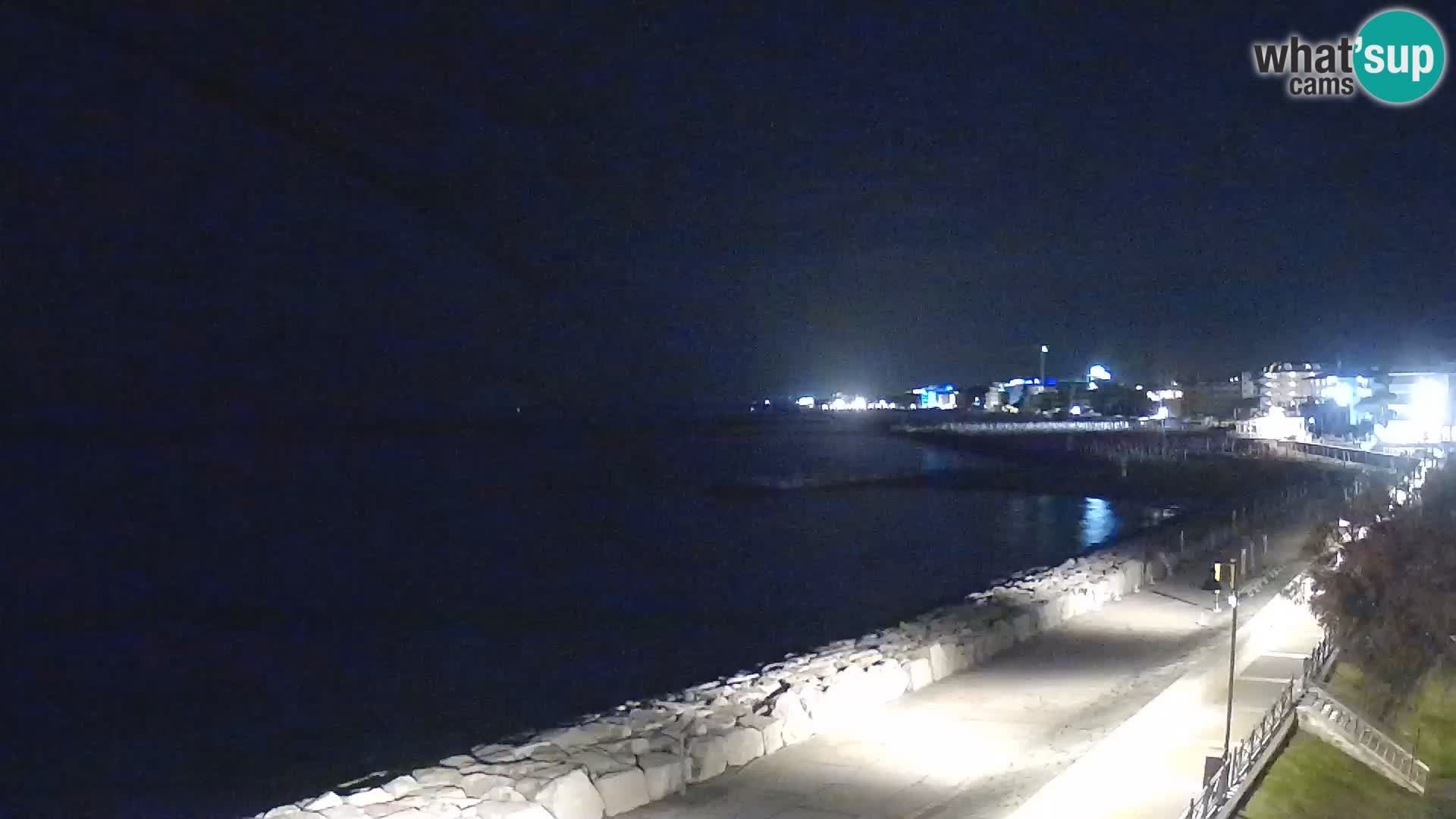 Webcam Caorle Ponente – Vue depuis les Marinai di Caorle