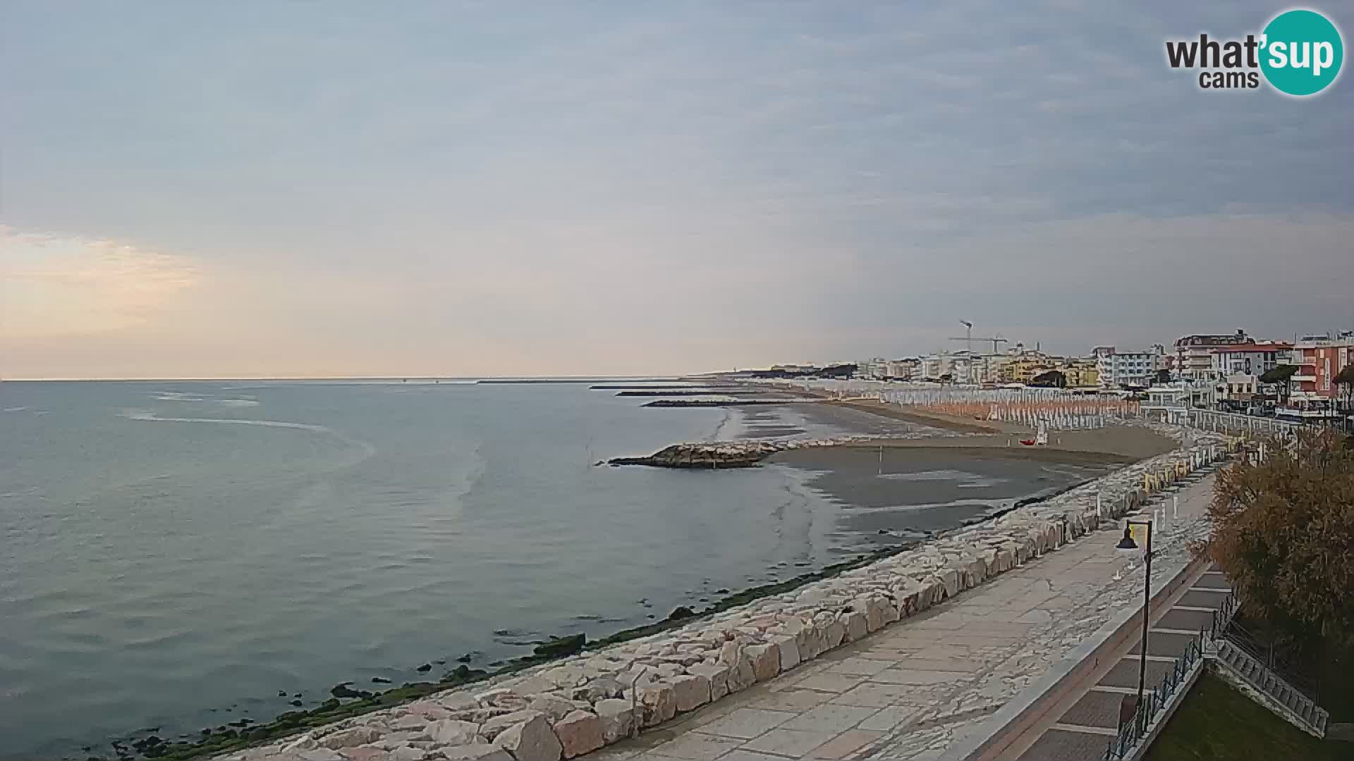 Webcam Caorle Ponente – Blick von Marinai di Caorle