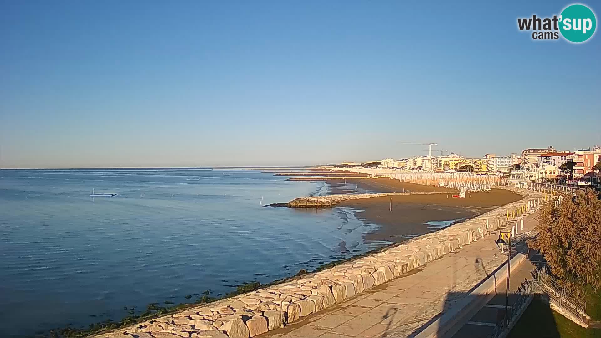 Webcam Caorle Ponente – Blick von Marinai di Caorle
