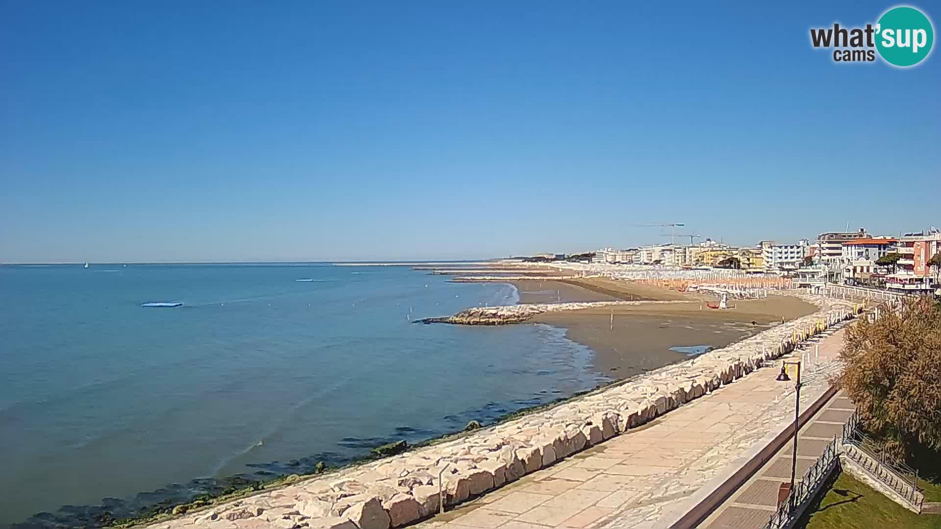 Webcam Caorle Ponente – Blick von Marinai di Caorle