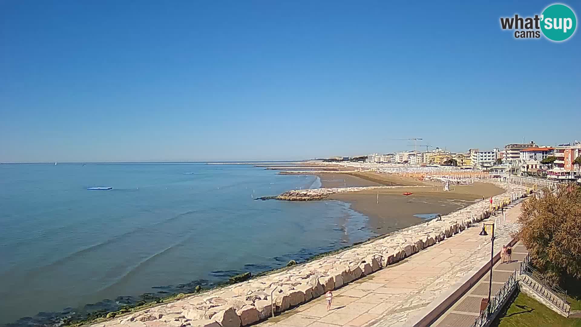Webcam Caorle Ponente – Blick von Marinai di Caorle