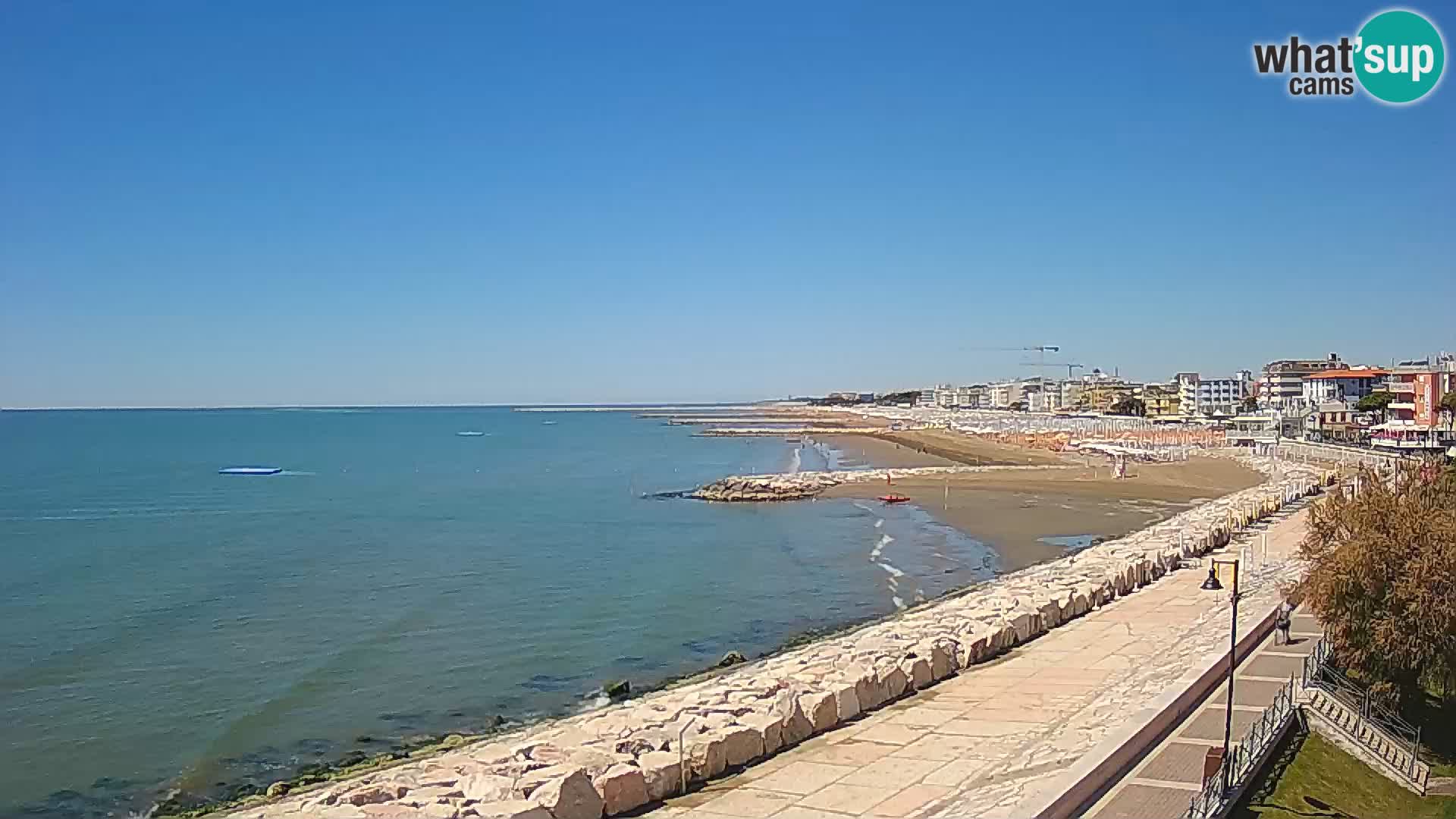 Webcam Caorle Ponente – Blick von Marinai di Caorle
