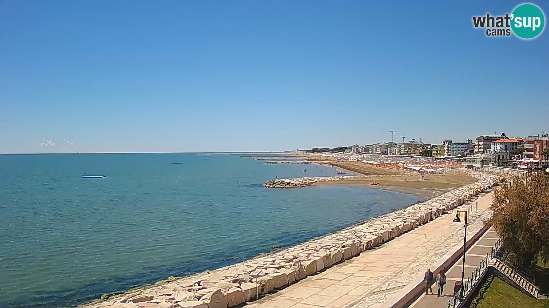 Webcam Caorle Ponente – Vue depuis les Marinai di Caorle