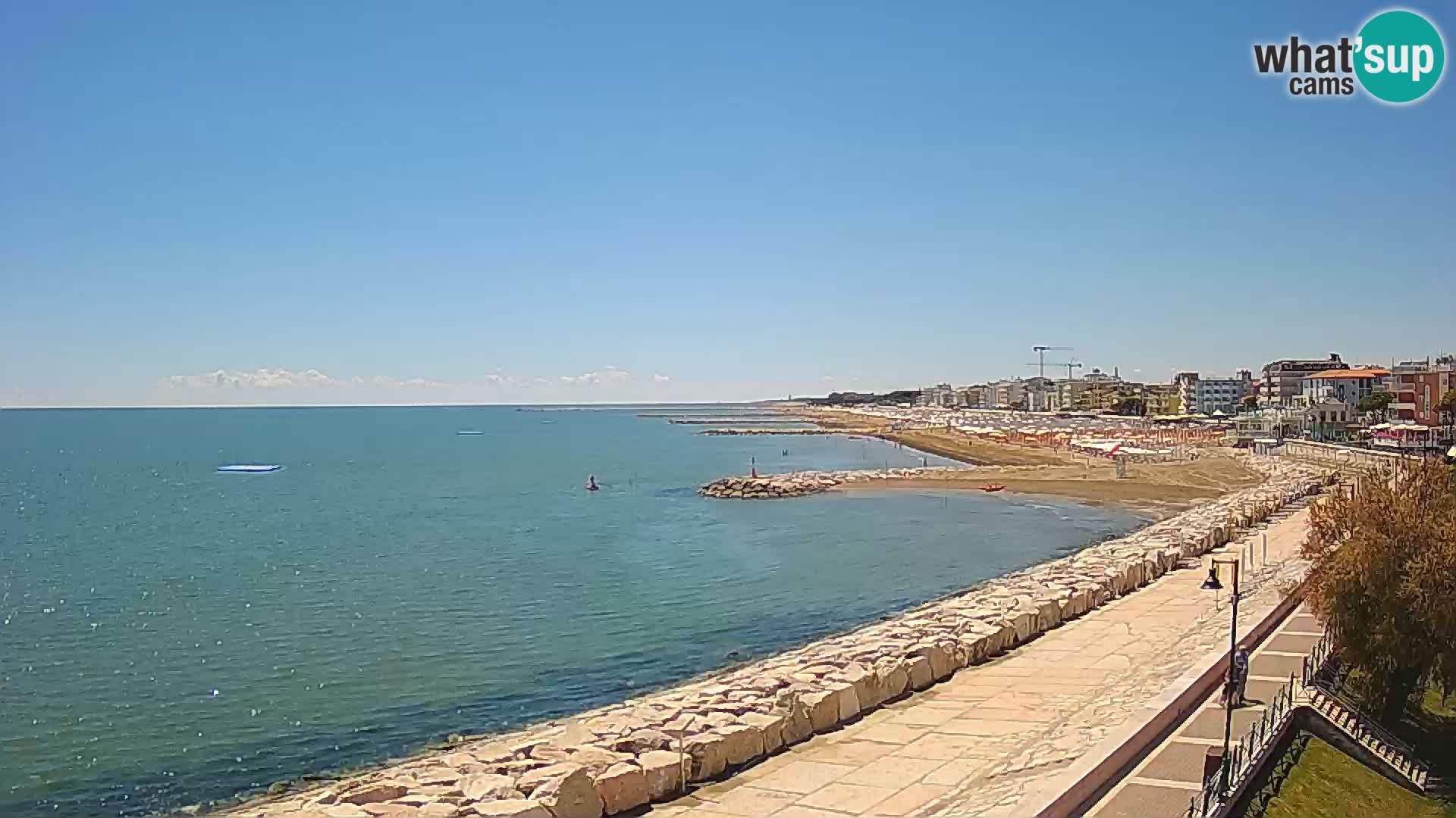 Webcam Caorle Ponente – Blick von Marinai di Caorle