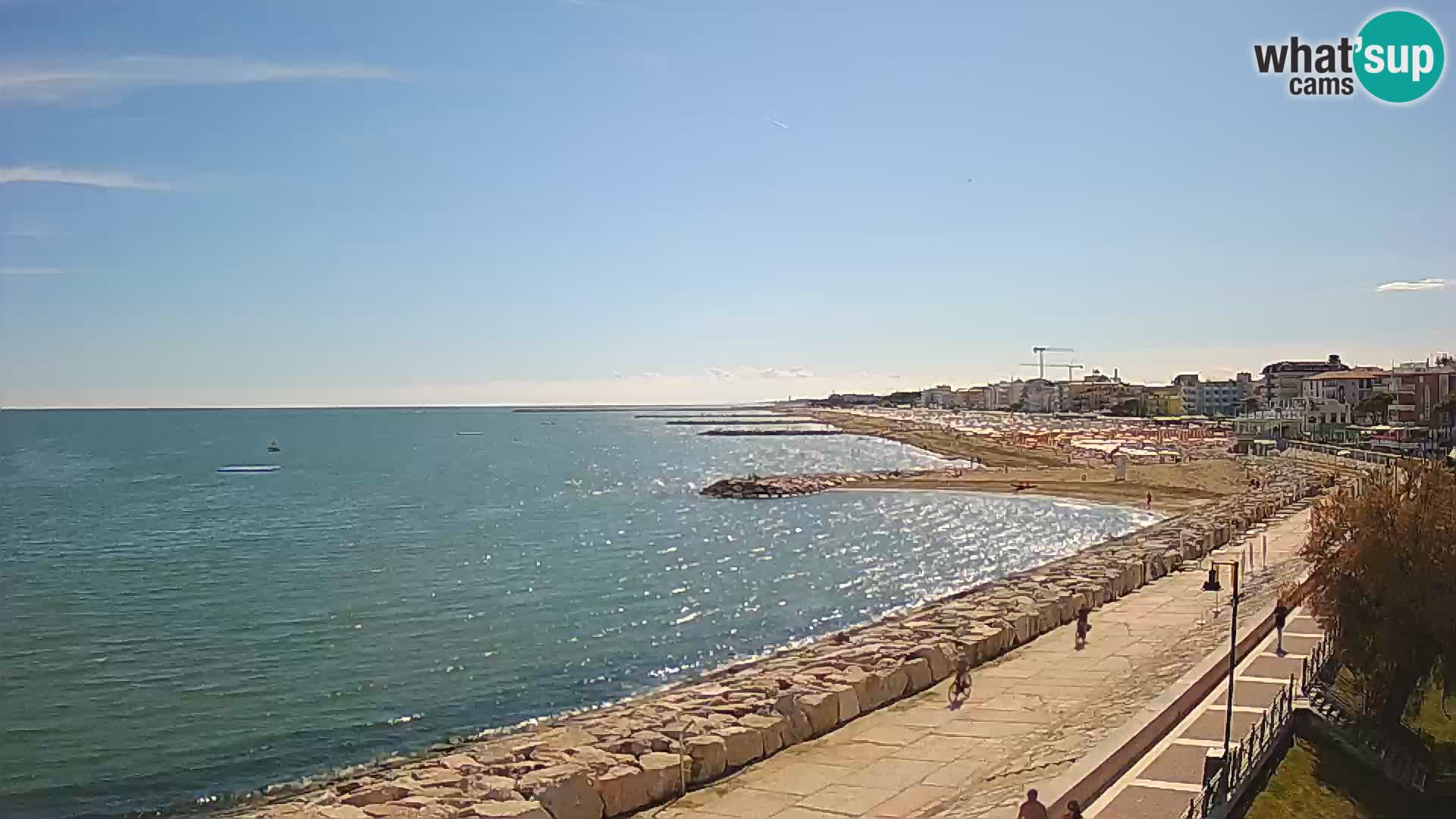 Kamera Caorle Ponente – Pogled iz “Marinai di Caorle”