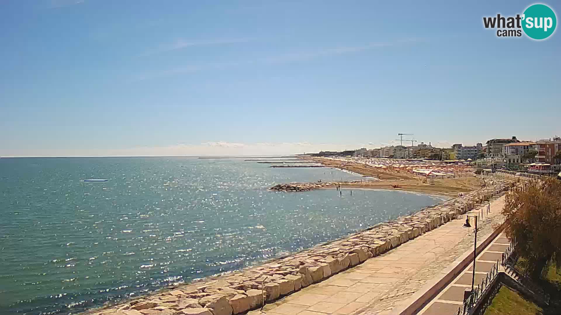 Webcam Caorle Ponente – View from Marinai di Caorle