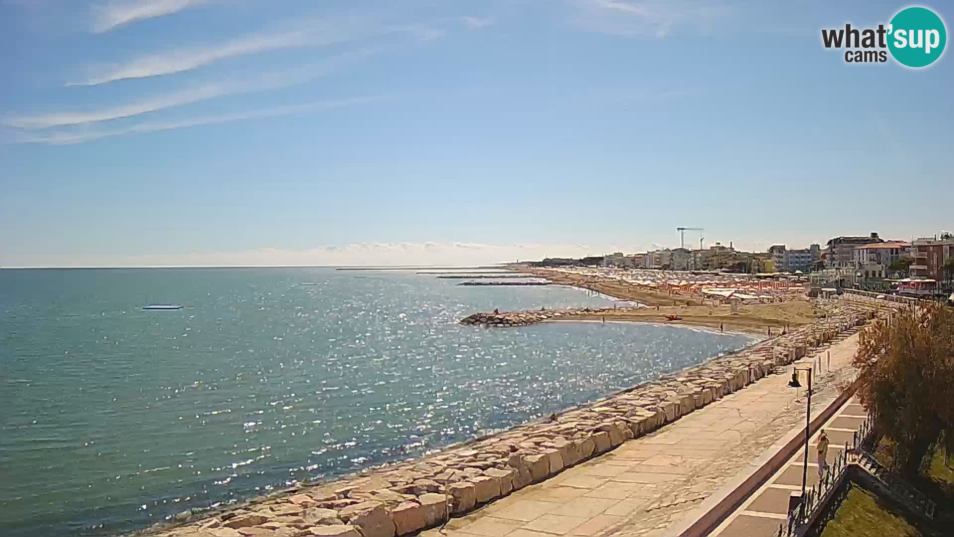 Webcam Caorle Ponente – View from Marinai di Caorle