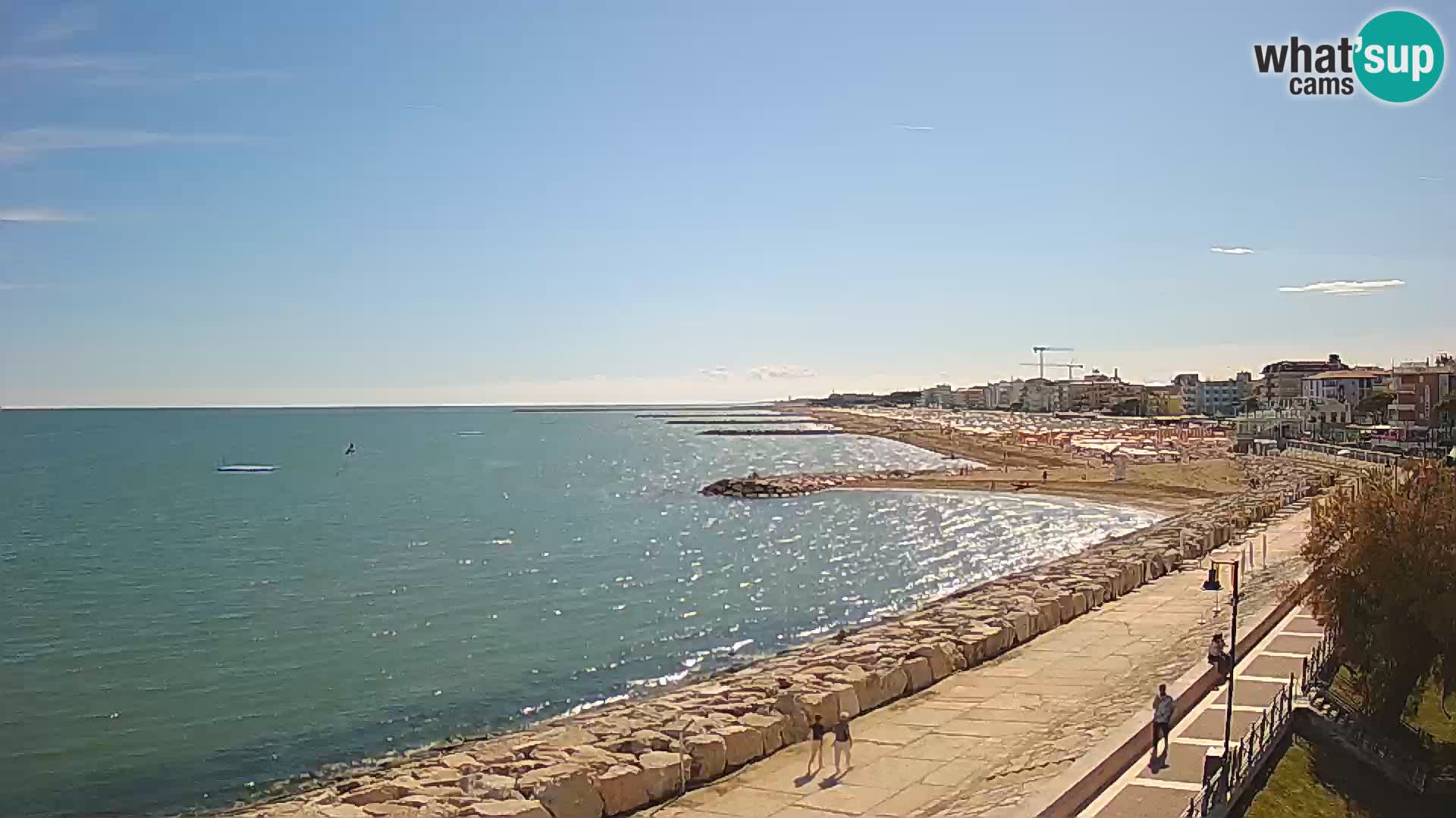 Webcam Caorle Ponente – Vista desde Marinai di Caorle