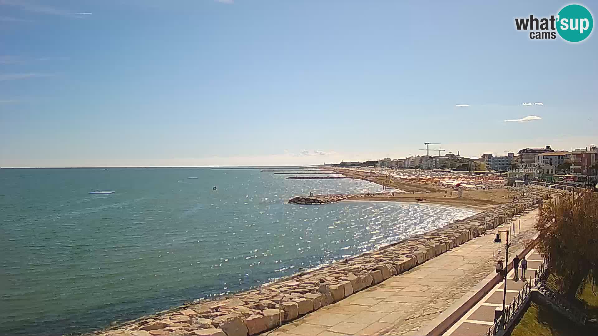 Webcam Caorle Ponente – View from Marinai di Caorle