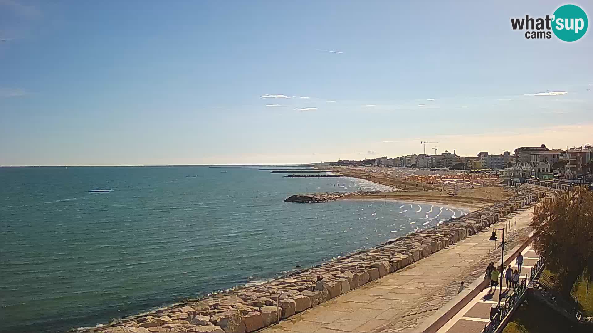 Webcam Caorle Ponente – View from Marinai di Caorle