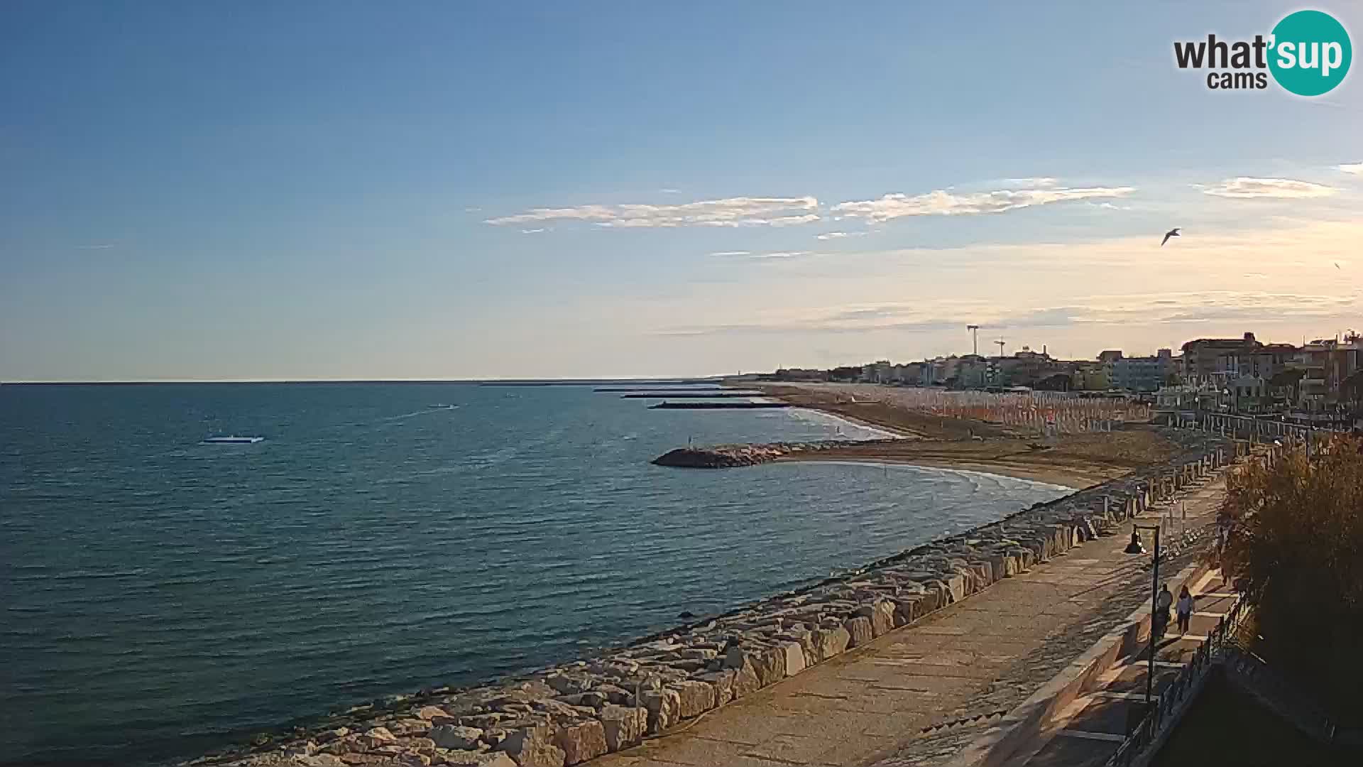 Webcam Caorle Ponente – View from Marinai di Caorle