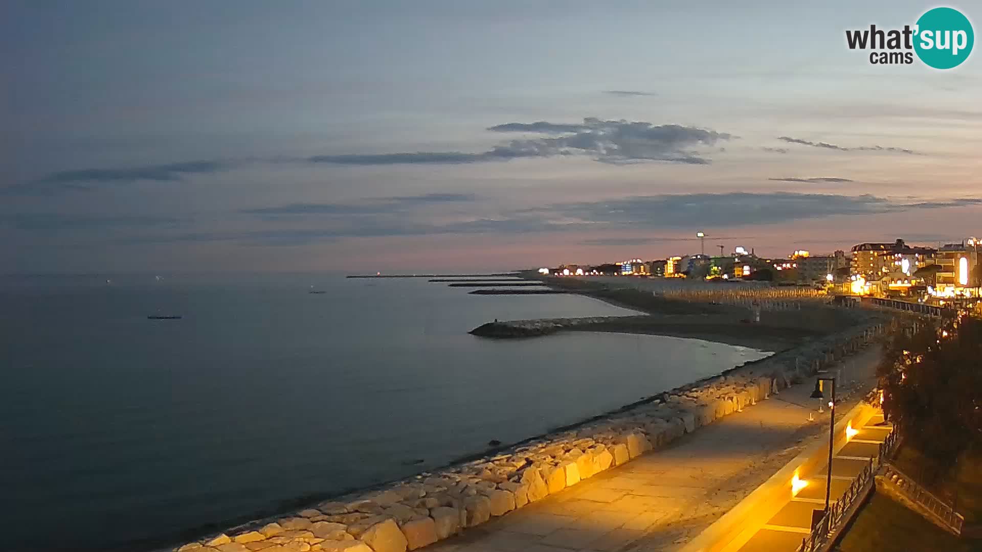 Webcam Caorle Ponente – panorama dall’ASS. Marinai di Caorle