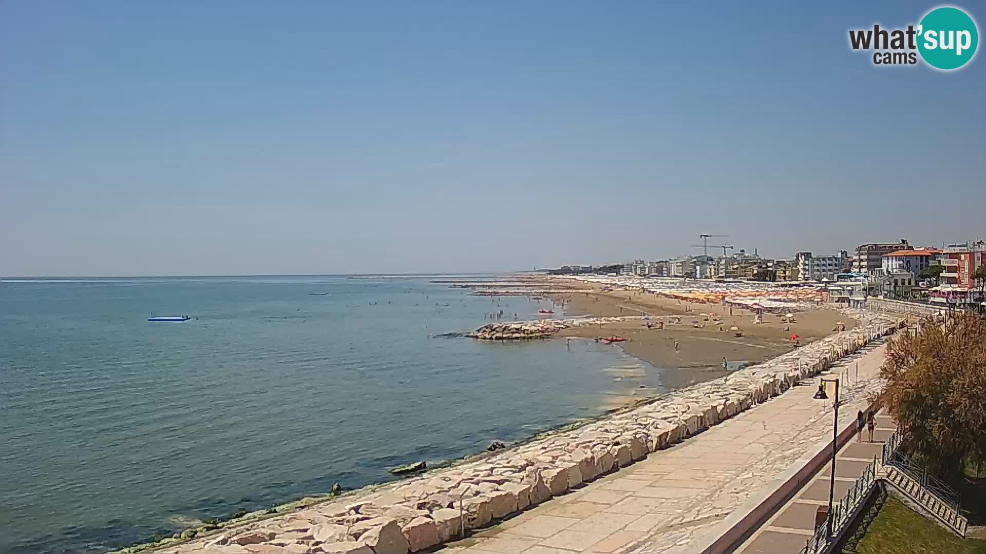 Webcam Caorle Ponente – Blick von Marinai di Caorle