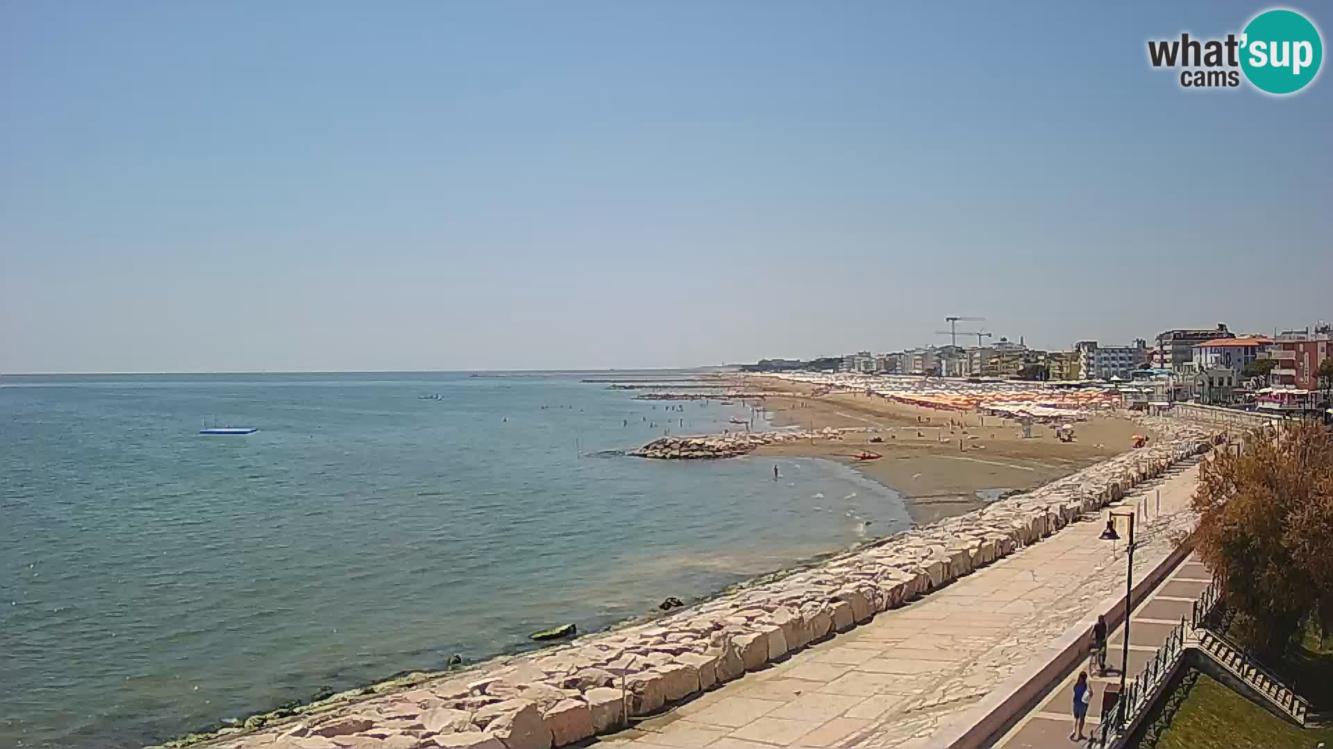 Webcam Caorle Ponente – Blick von Marinai di Caorle