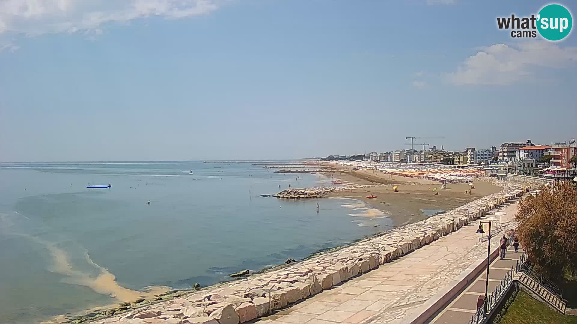 Webcam Caorle Ponente – Vue depuis les Marinai di Caorle