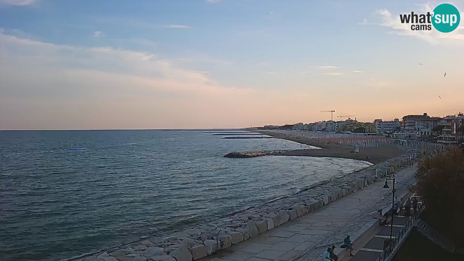 Webcam Caorle Ponente – Vista desde Marinai di Caorle