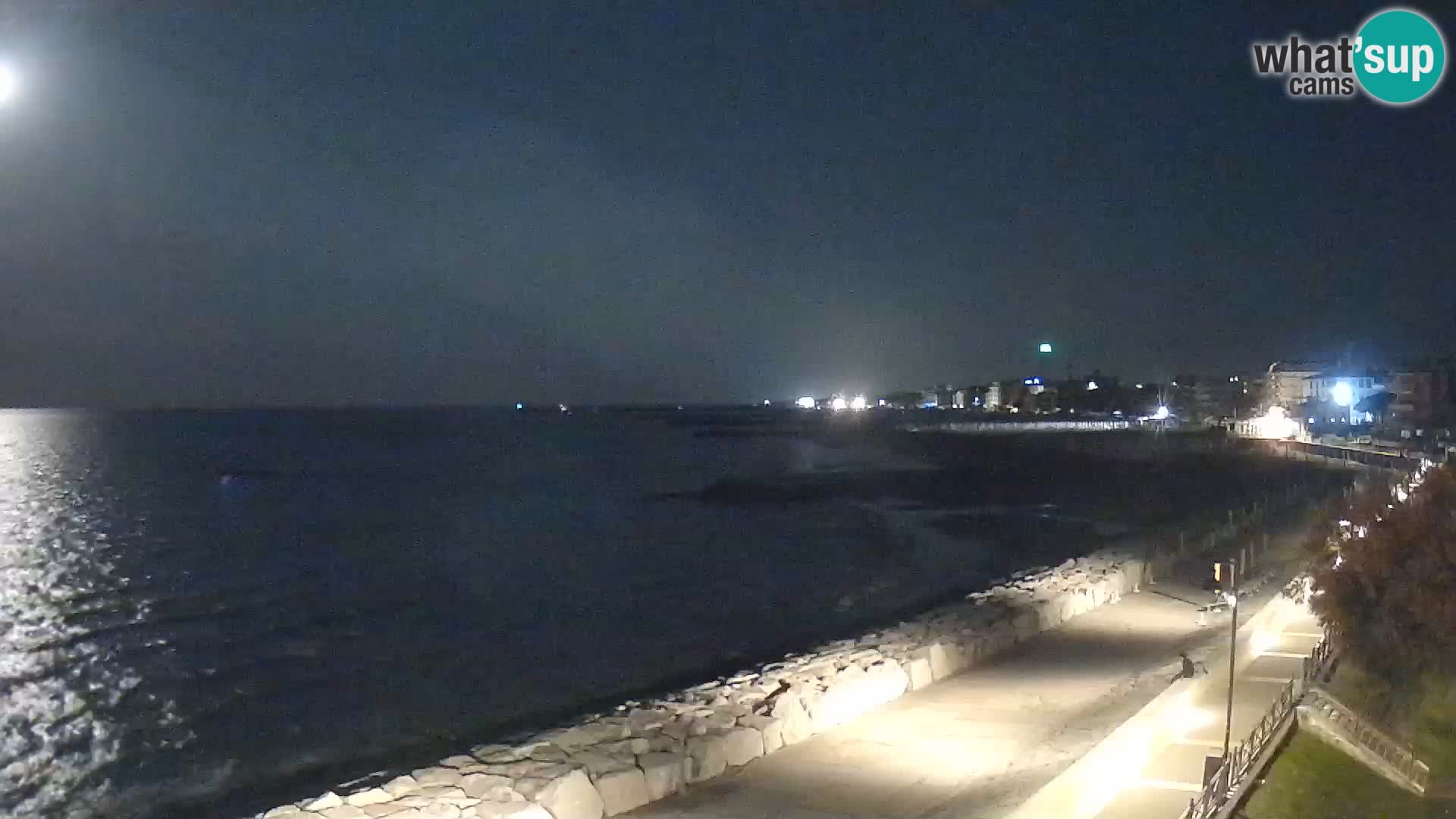 Webcam Caorle Ponente – Blick von Marinai di Caorle