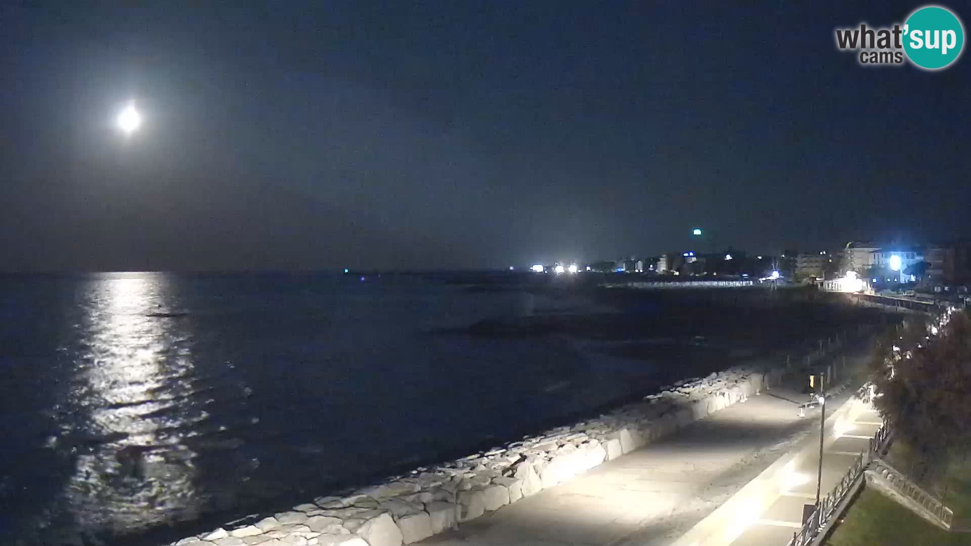 Webcam Caorle Ponente – Blick von Marinai di Caorle