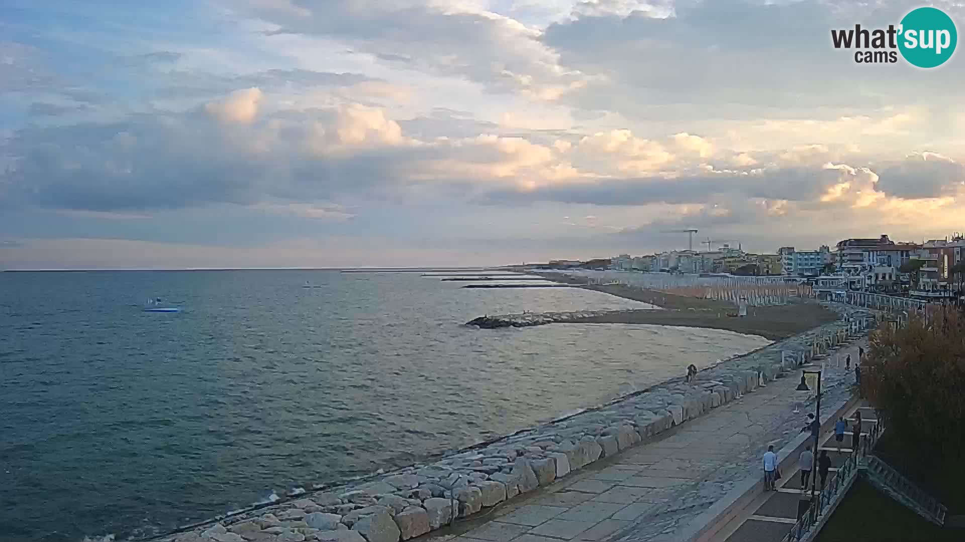 Webcam Caorle Ponente – Blick von Marinai di Caorle