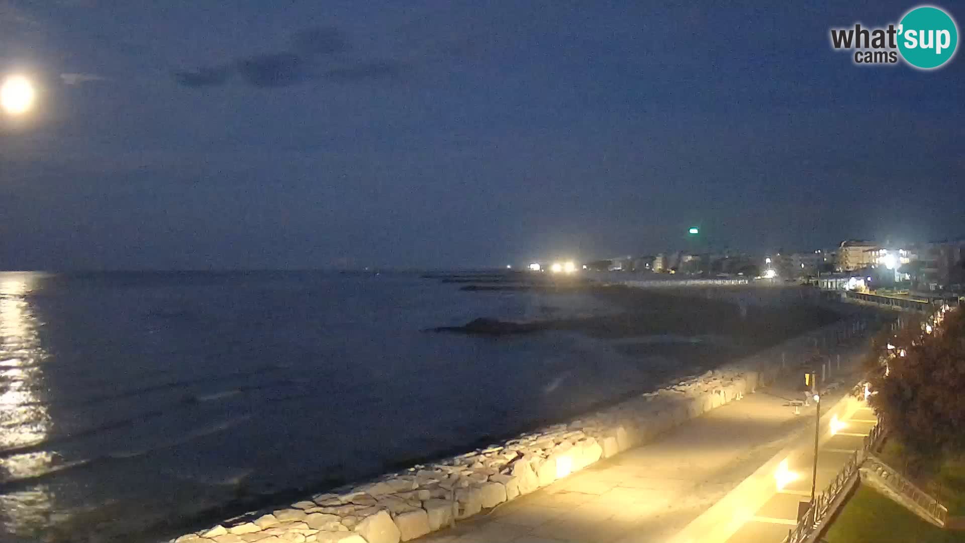 Webcam Caorle Ponente – Blick von Marinai di Caorle
