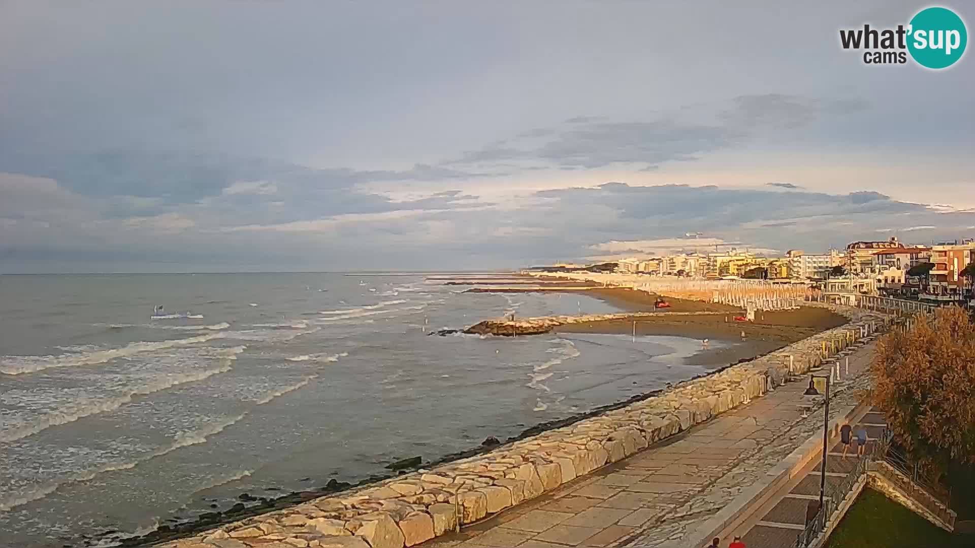 Webcam Caorle Ponente – View from Marinai di Caorle