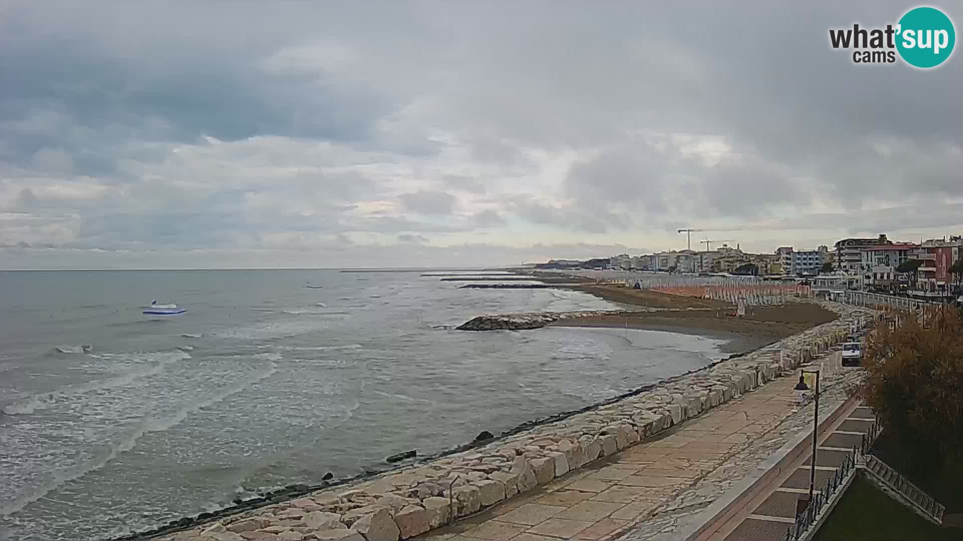 Webcam Caorle Ponente – View from Marinai di Caorle
