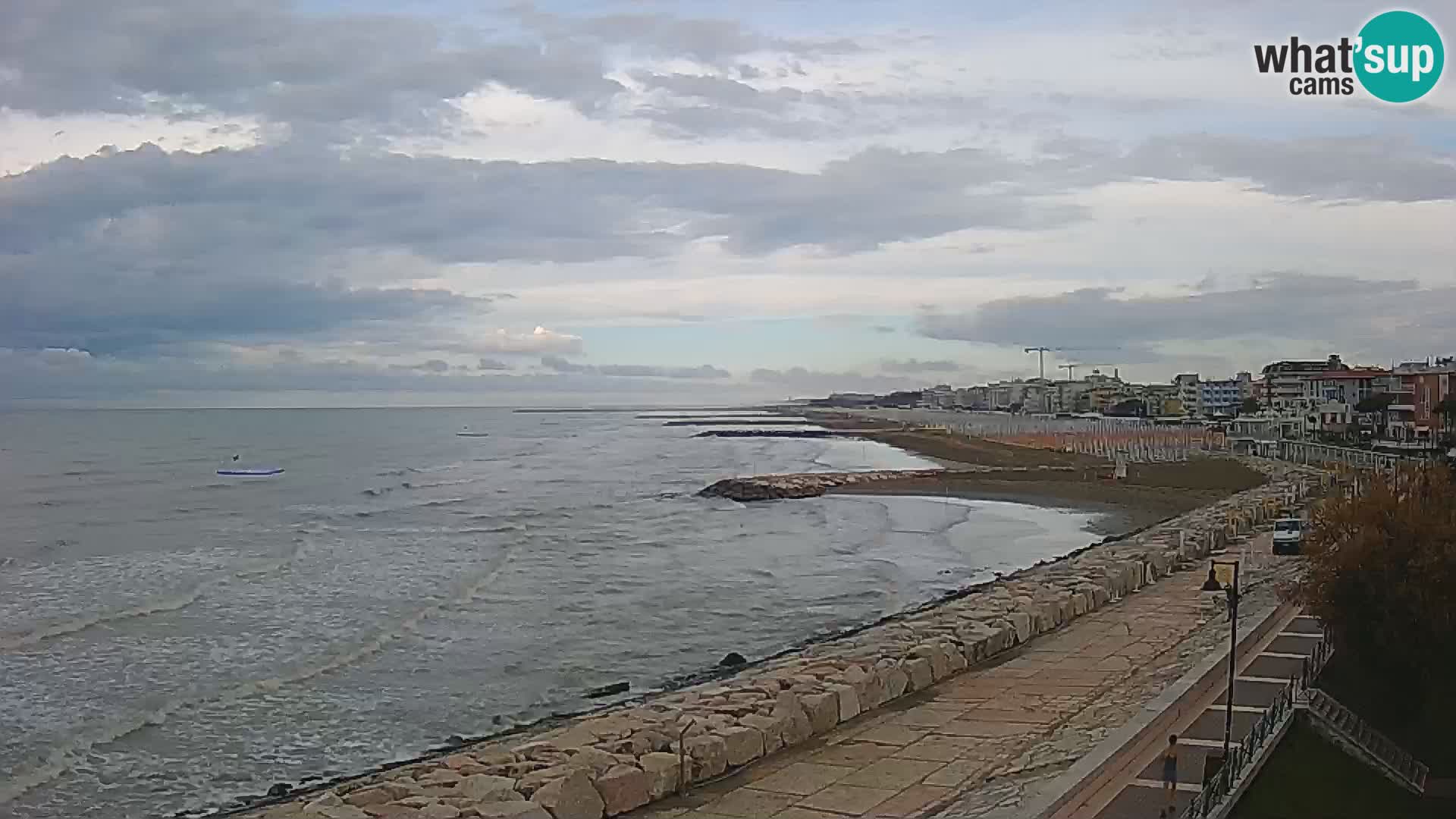 Webcam Caorle Ponente – Blick von Marinai di Caorle