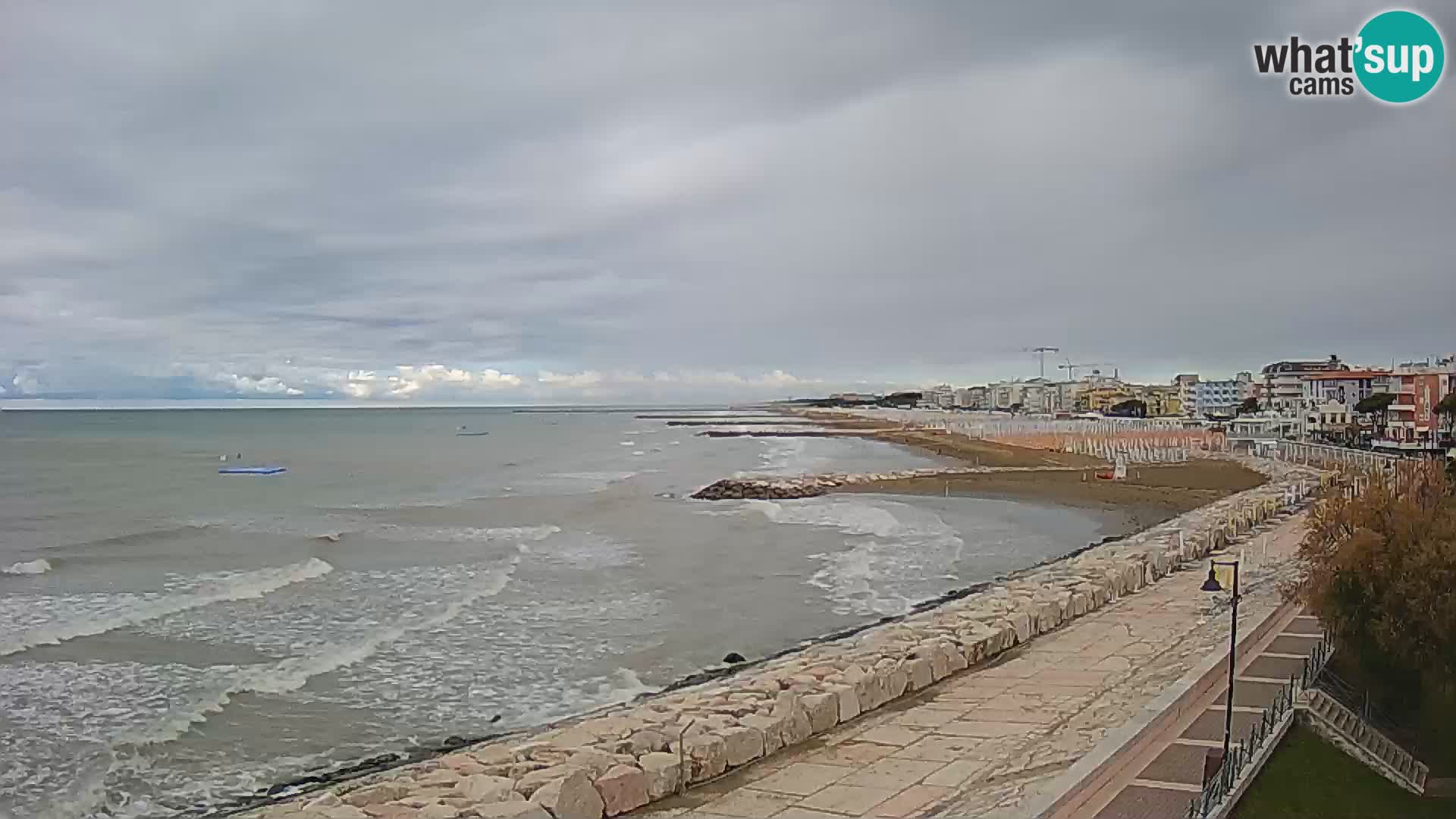 Webcam Caorle Ponente – Blick von Marinai di Caorle