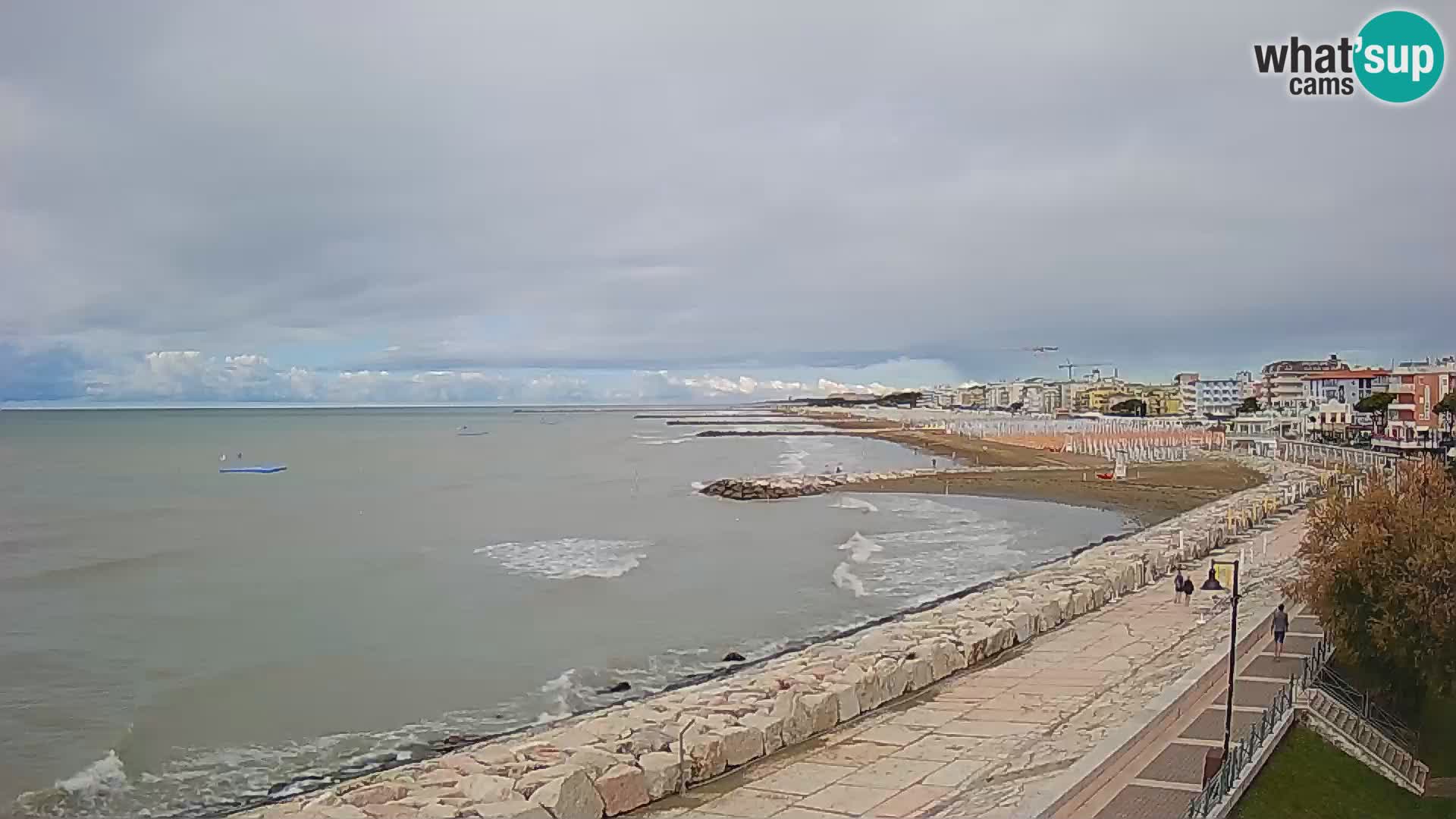 Webcam Caorle Ponente – Blick von Marinai di Caorle