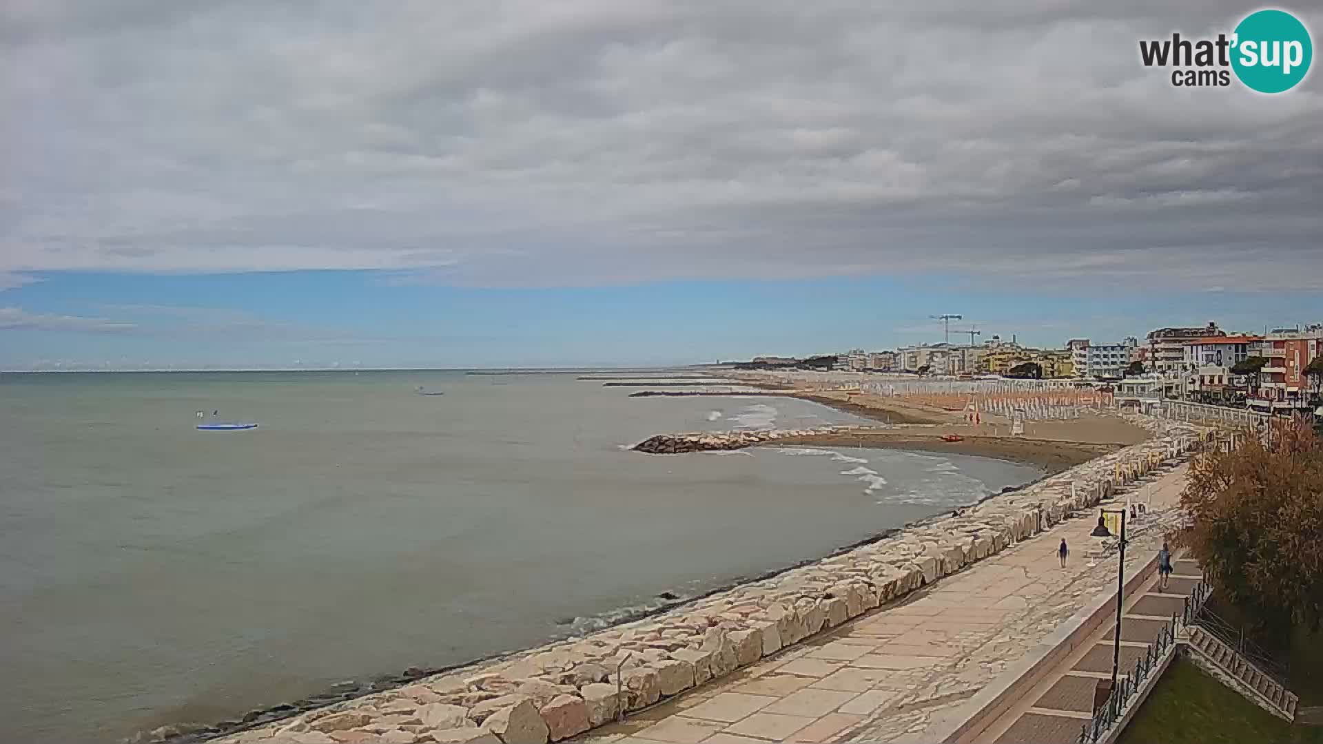 Webcam Caorle Ponente – Blick von Marinai di Caorle