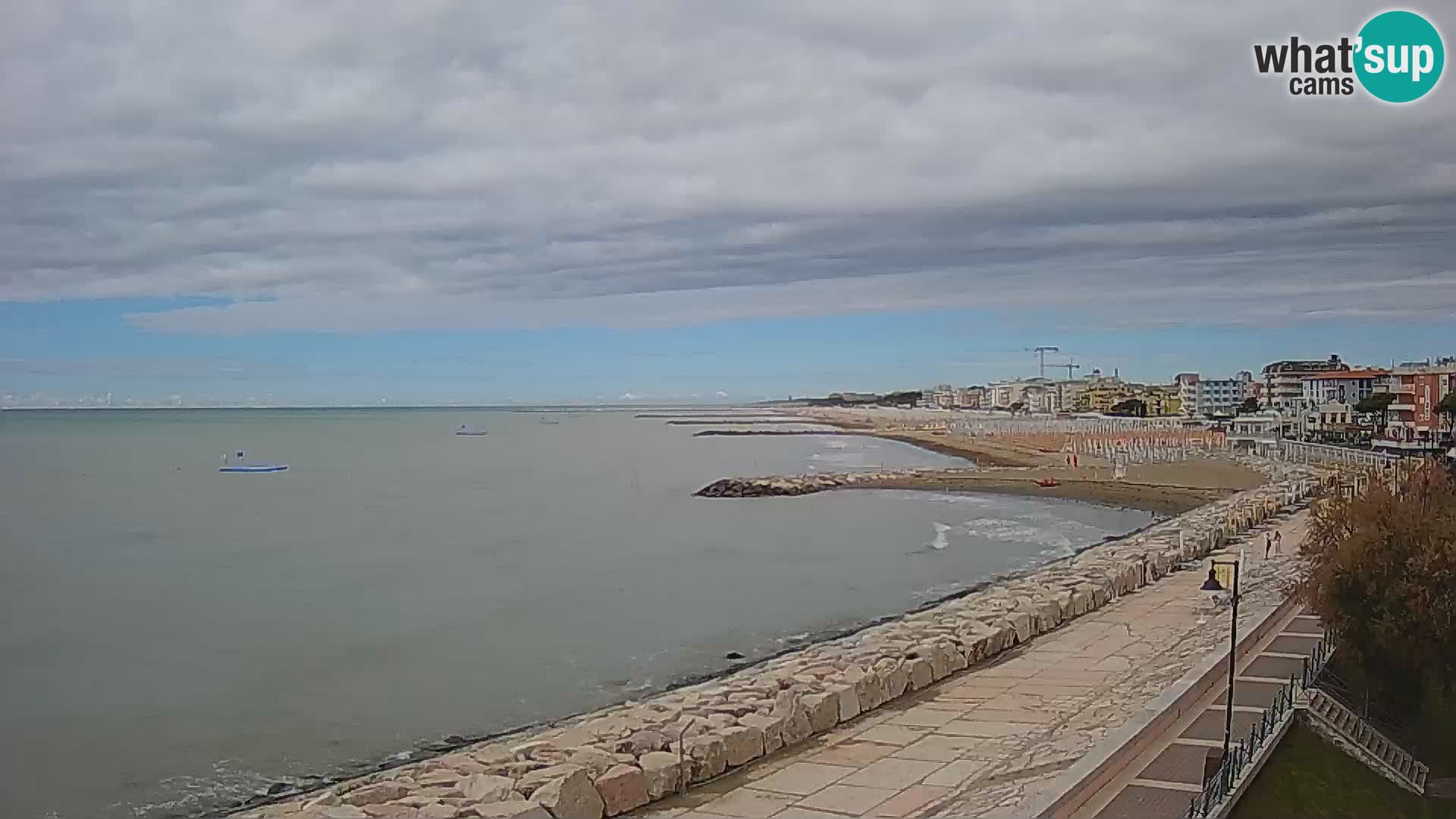 Webcam Caorle Ponente – Blick von Marinai di Caorle