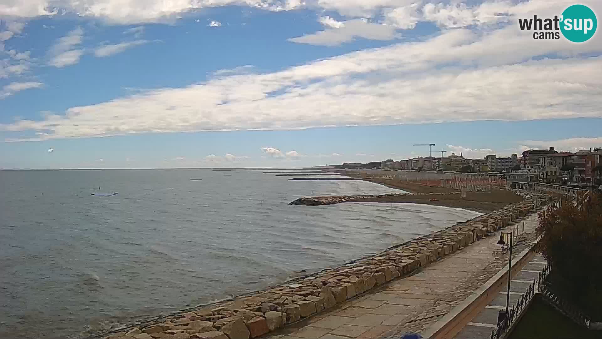 Webcam Caorle Ponente – View from Marinai di Caorle