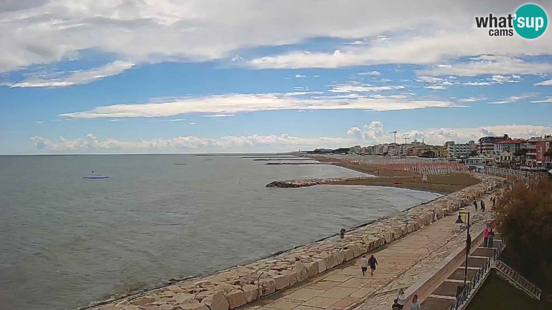 Webcam Caorle Ponente – Blick von Marinai di Caorle