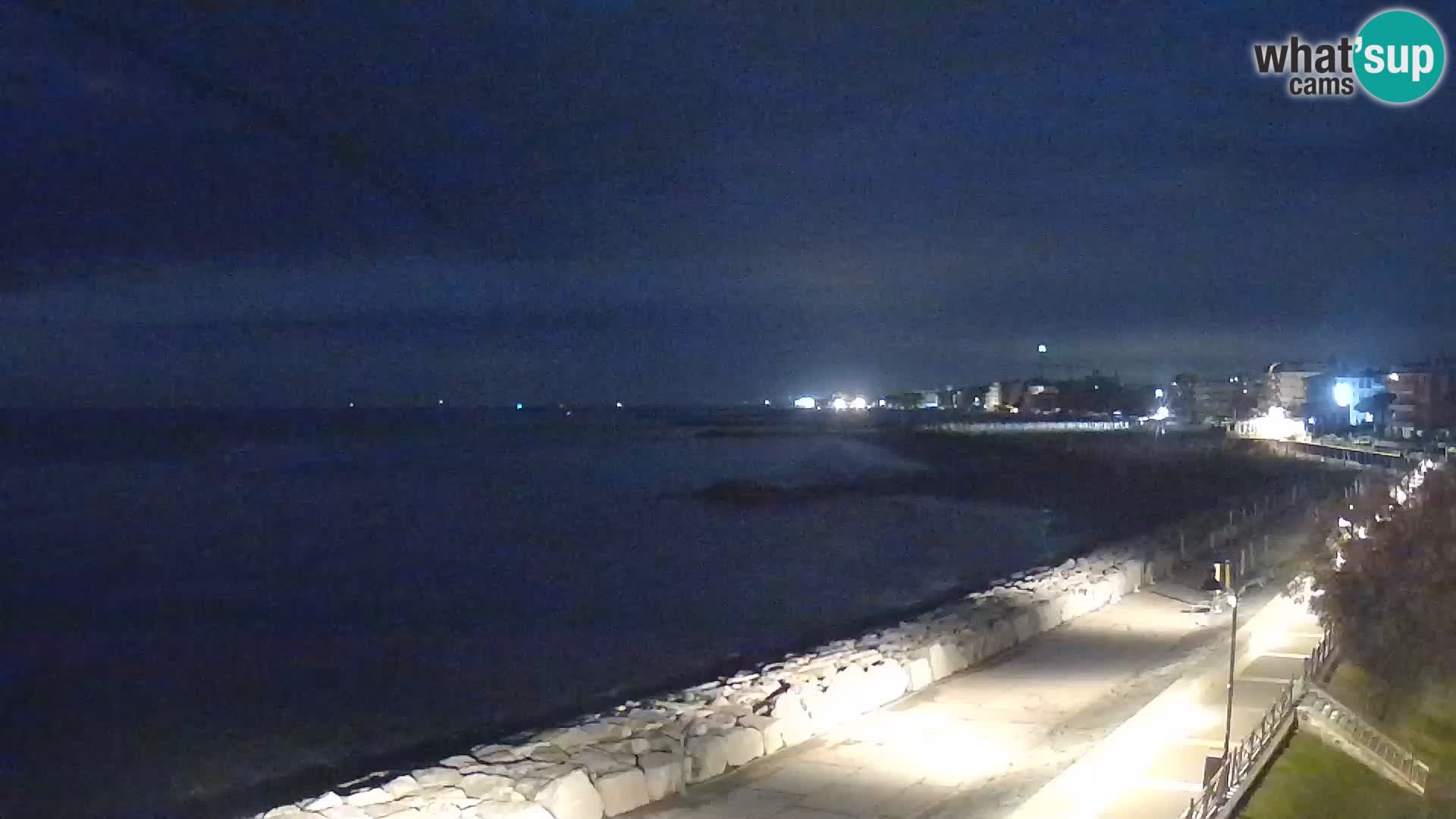 Webcam Caorle Ponente – Vue depuis les Marinai di Caorle