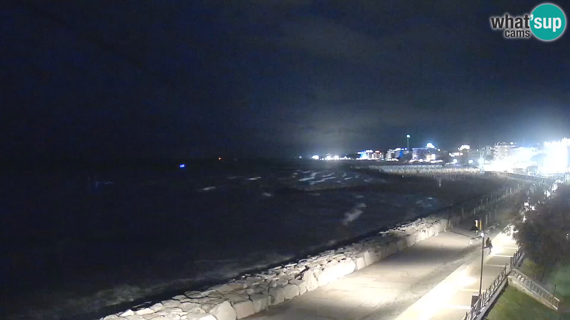 Webcam Caorle Ponente – Vue depuis les Marinai di Caorle