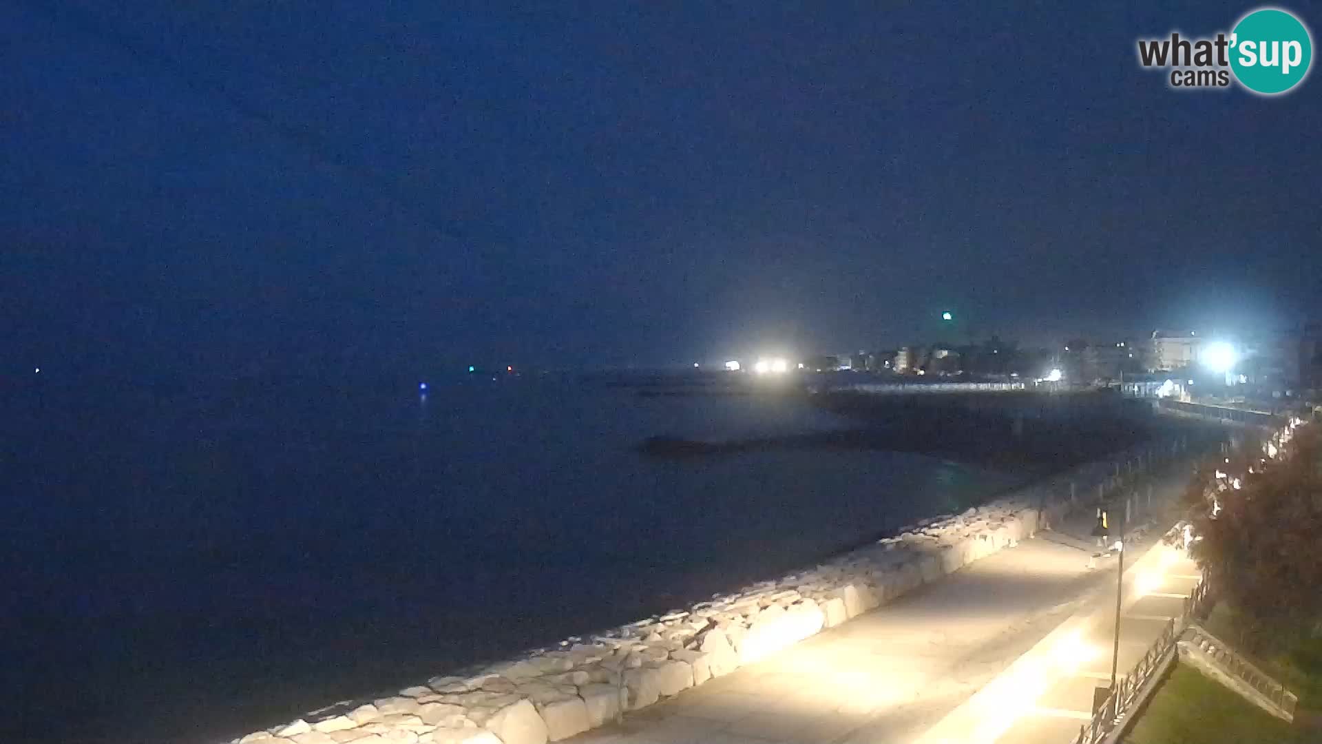 Webcam Caorle Ponente – Blick von Marinai di Caorle