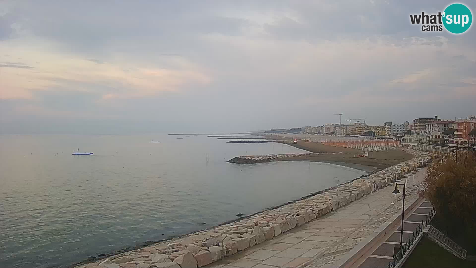 Webcam Caorle Ponente – panorama dall’ASS. Marinai di Caorle